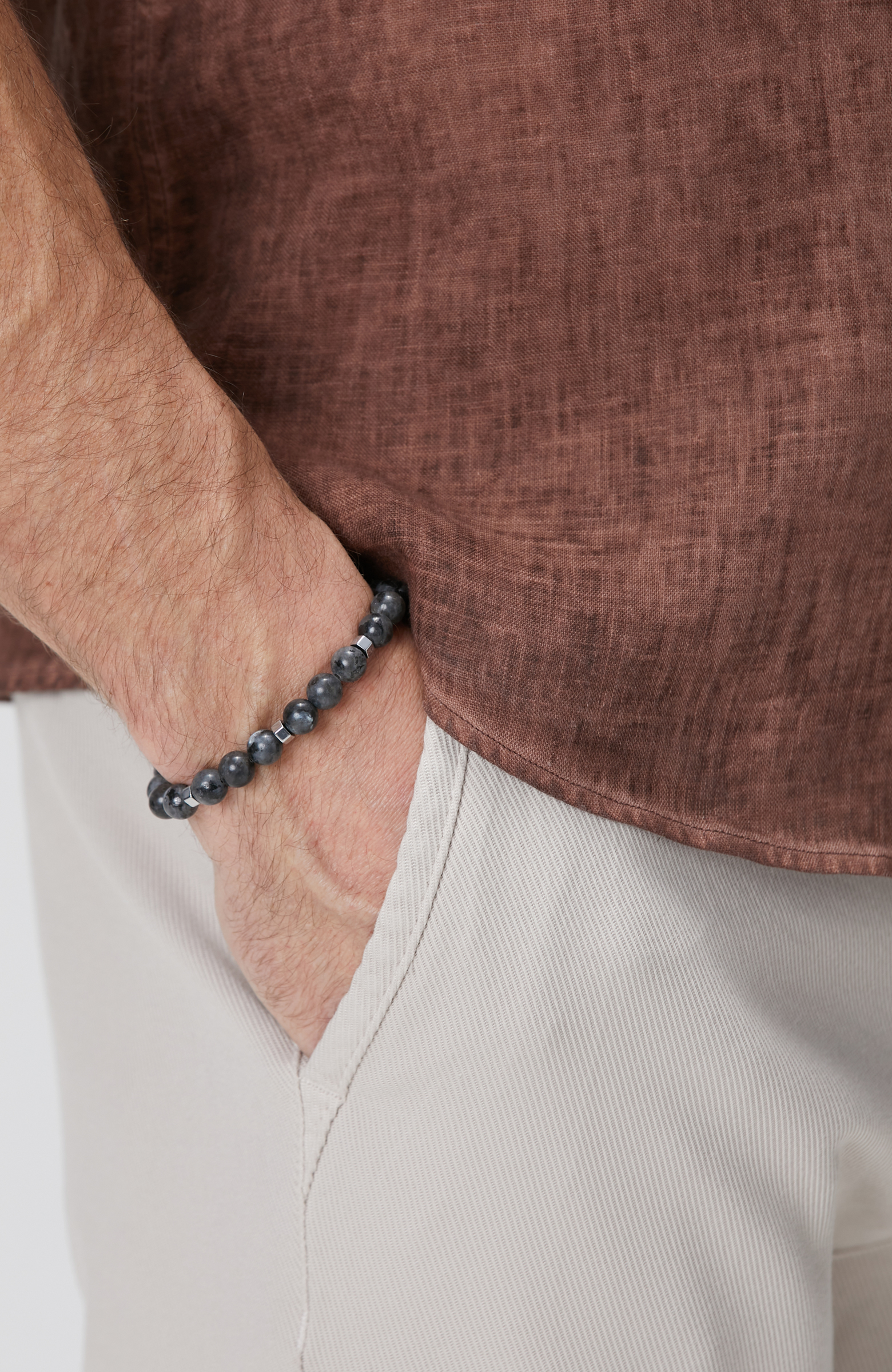 Siyah Obsidyen Erkek Bileklik