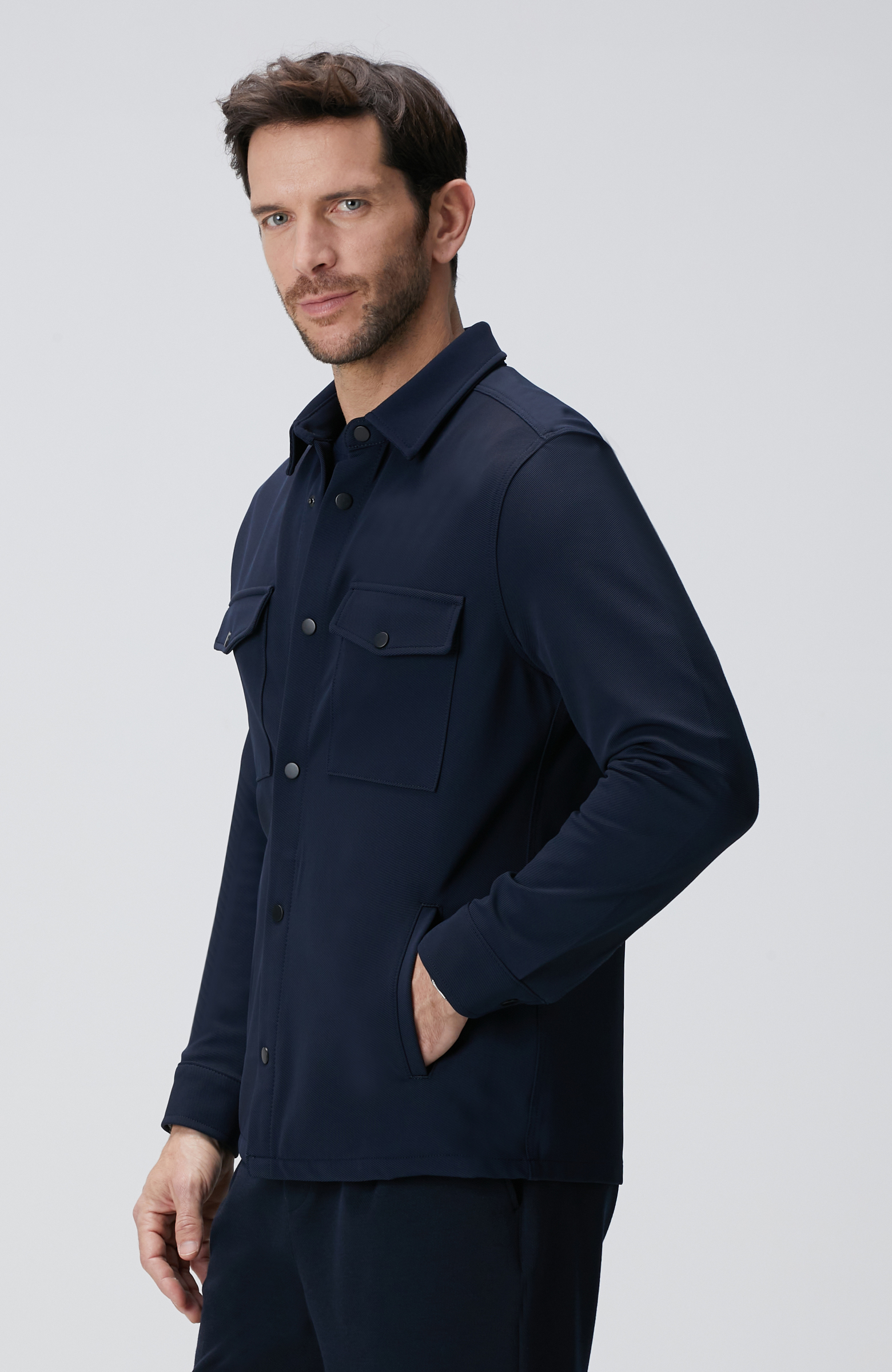 N-Tech Lacivert Dış Gömlek