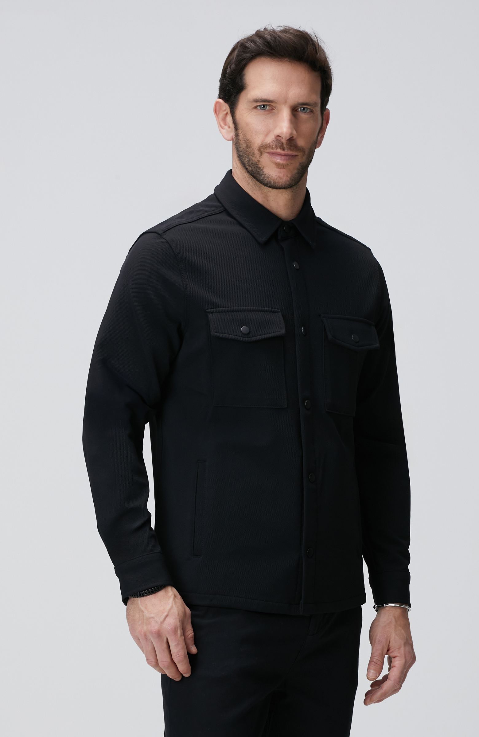 N-Tech Siyah Dış Gömlek