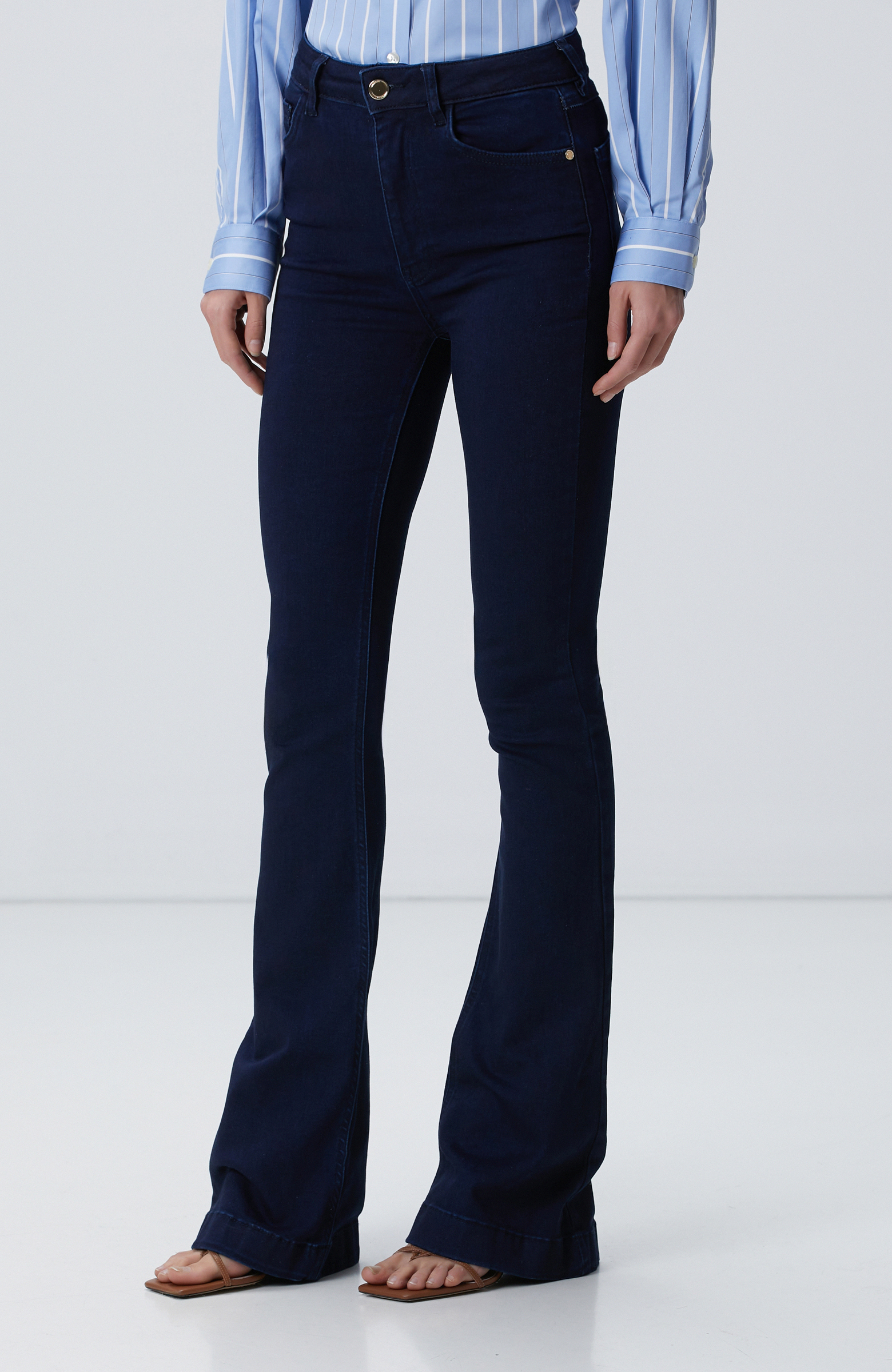 Koyu Lacivert Denim Pantolon