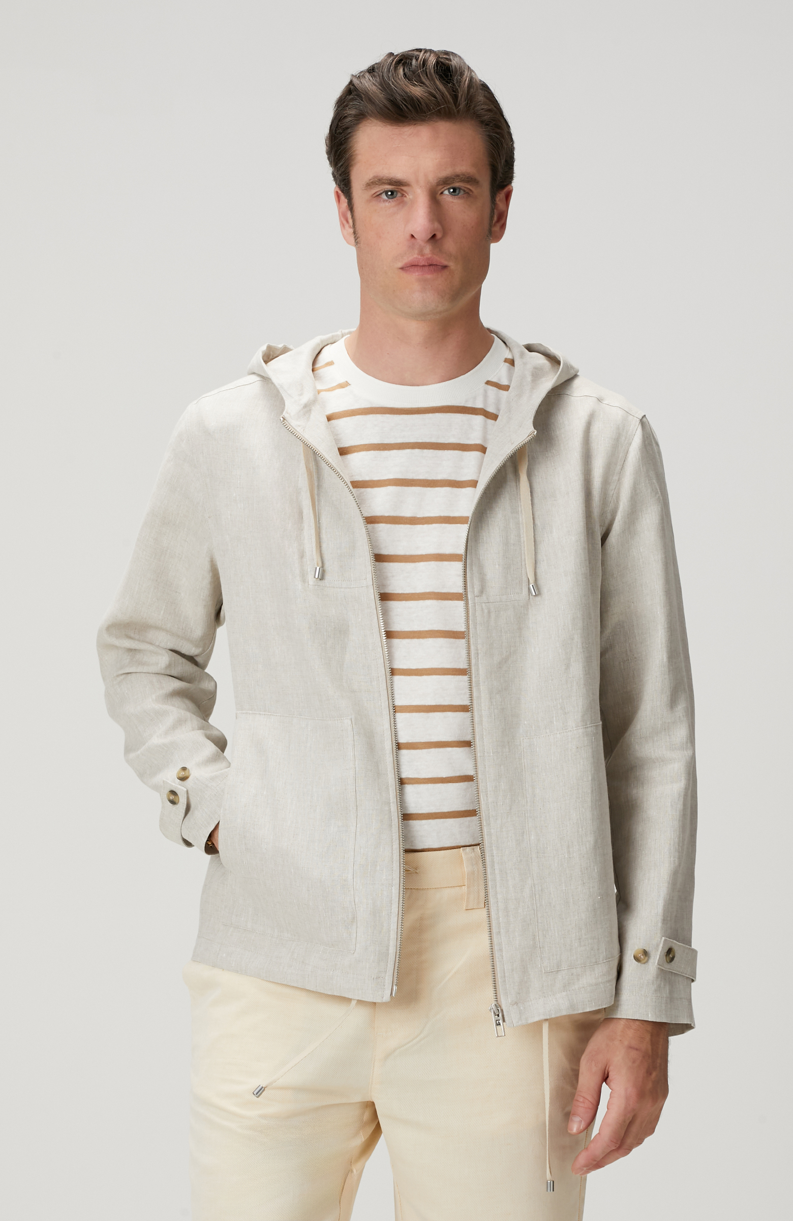 Naturel Keten Sweatshirt