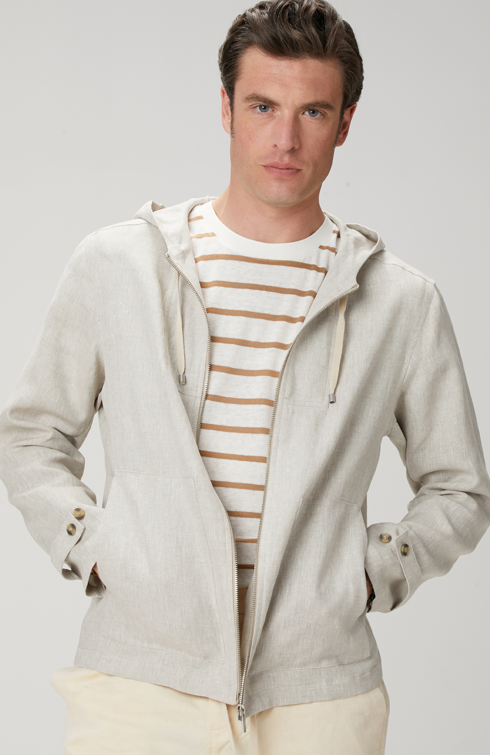 Naturel Keten Sweatshirt