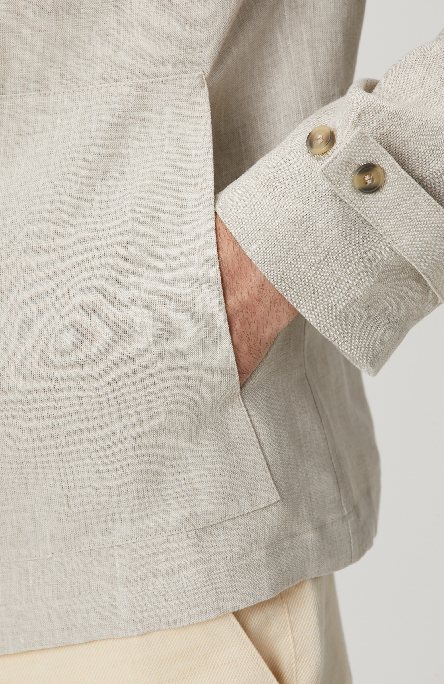 Naturel Keten Sweatshirt