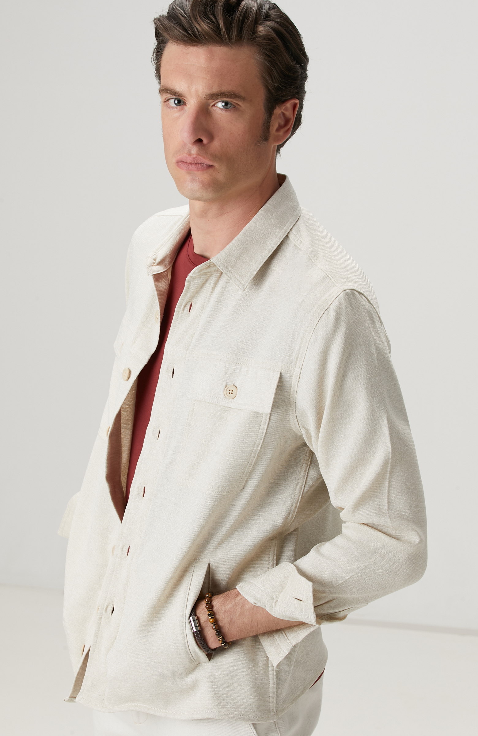 Naturel Dış Gömlek