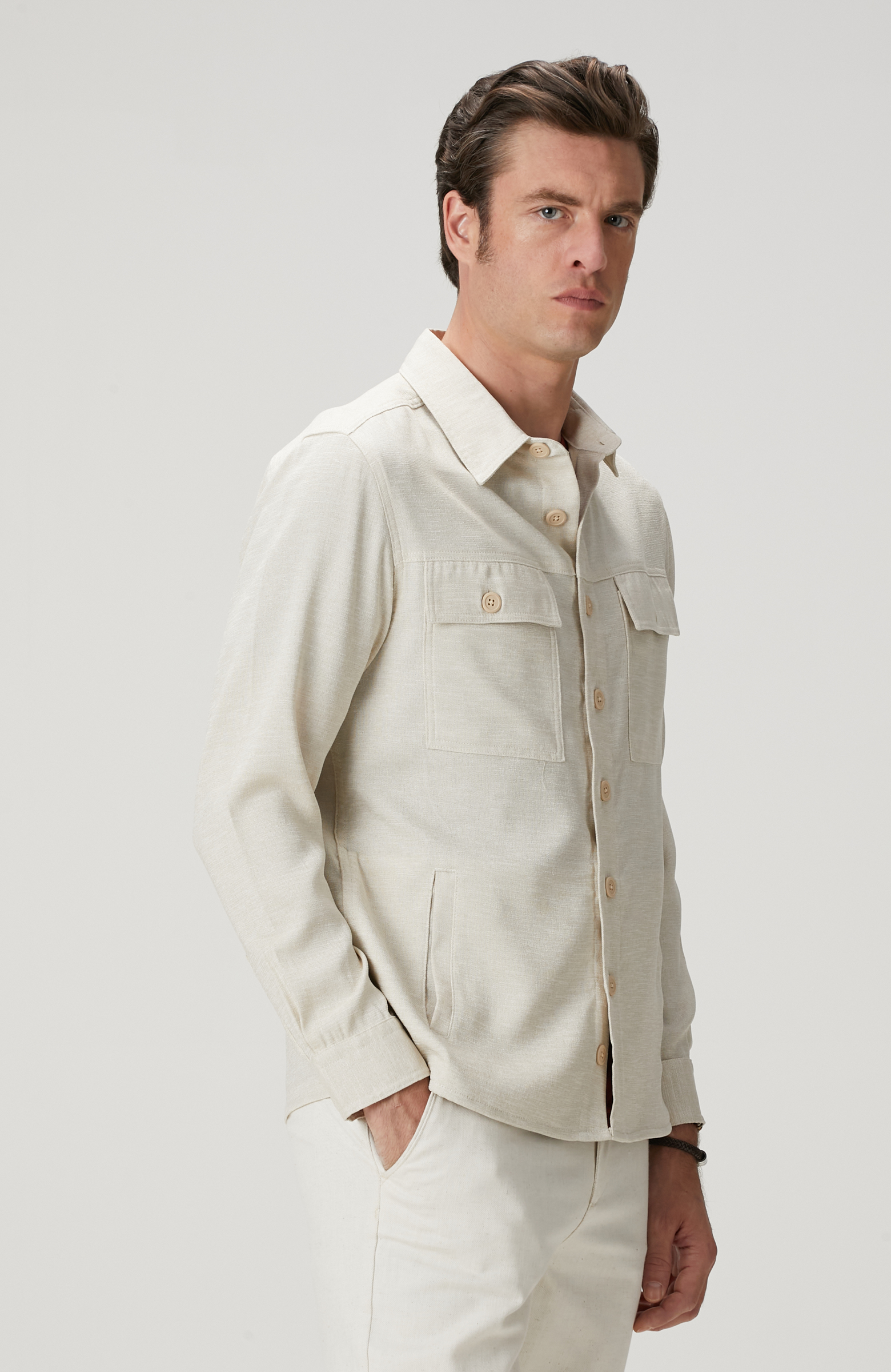 Naturel Dış Gömlek