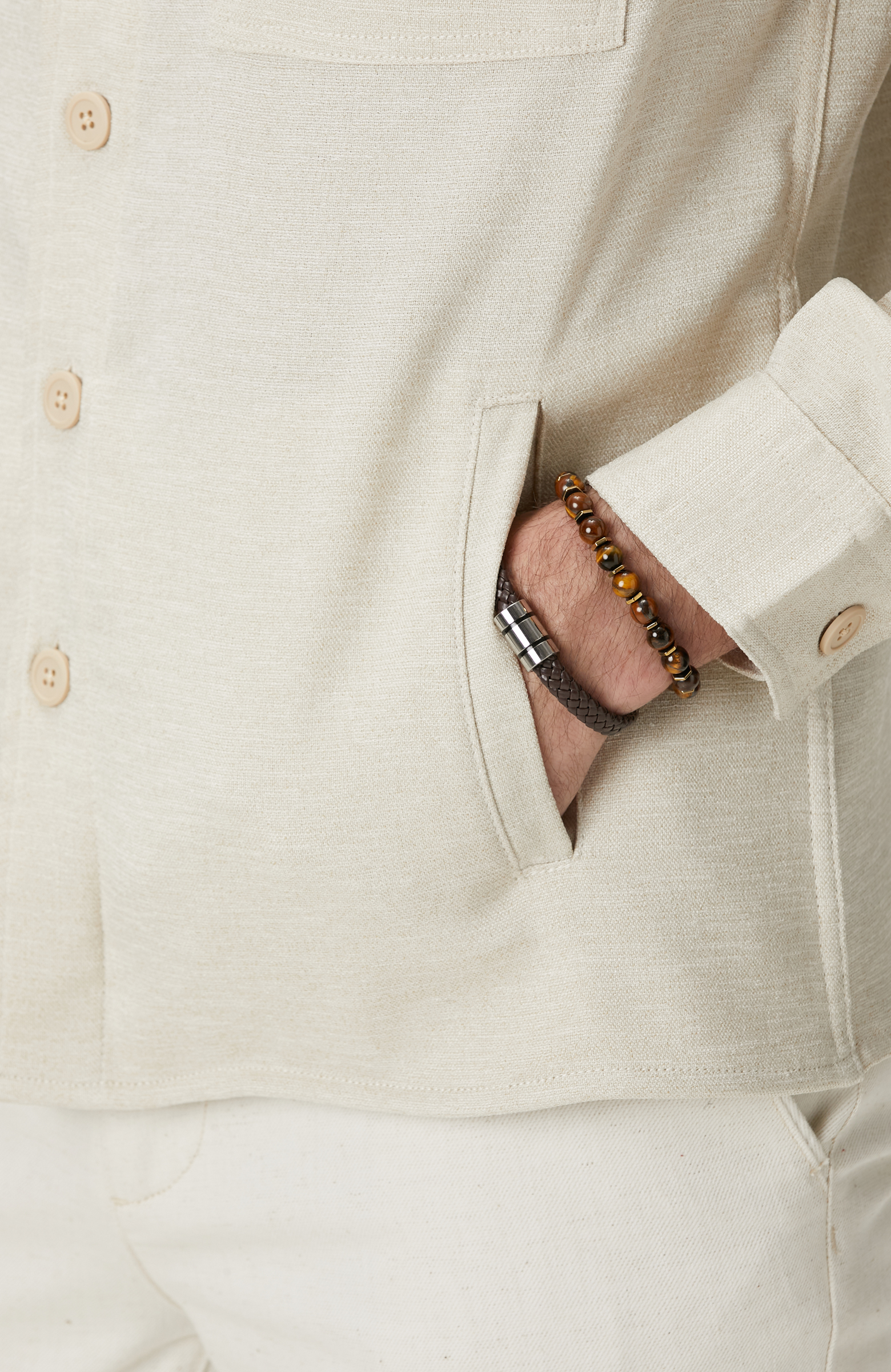 Naturel Dış Gömlek