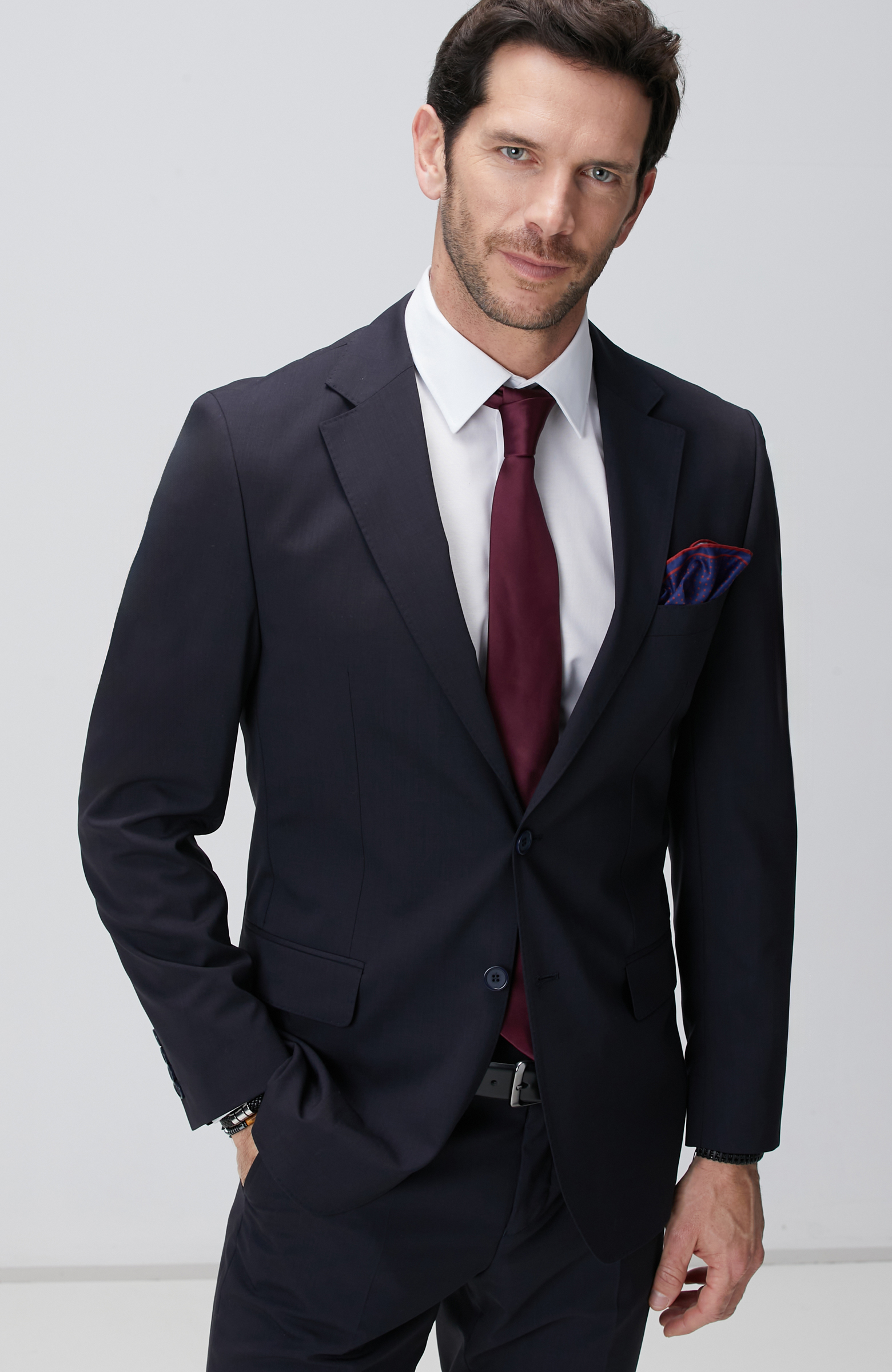 Lacivert Yün Takım Elbise