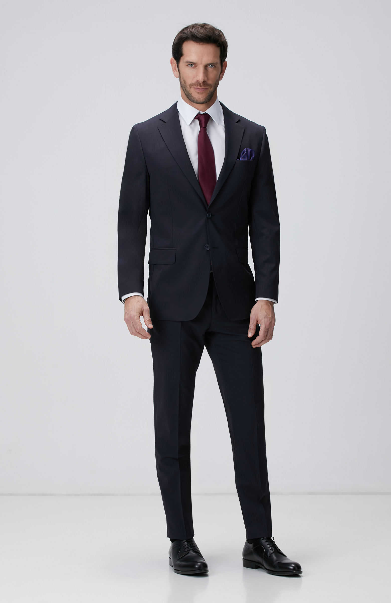 Lacivert Yün Takım Elbise