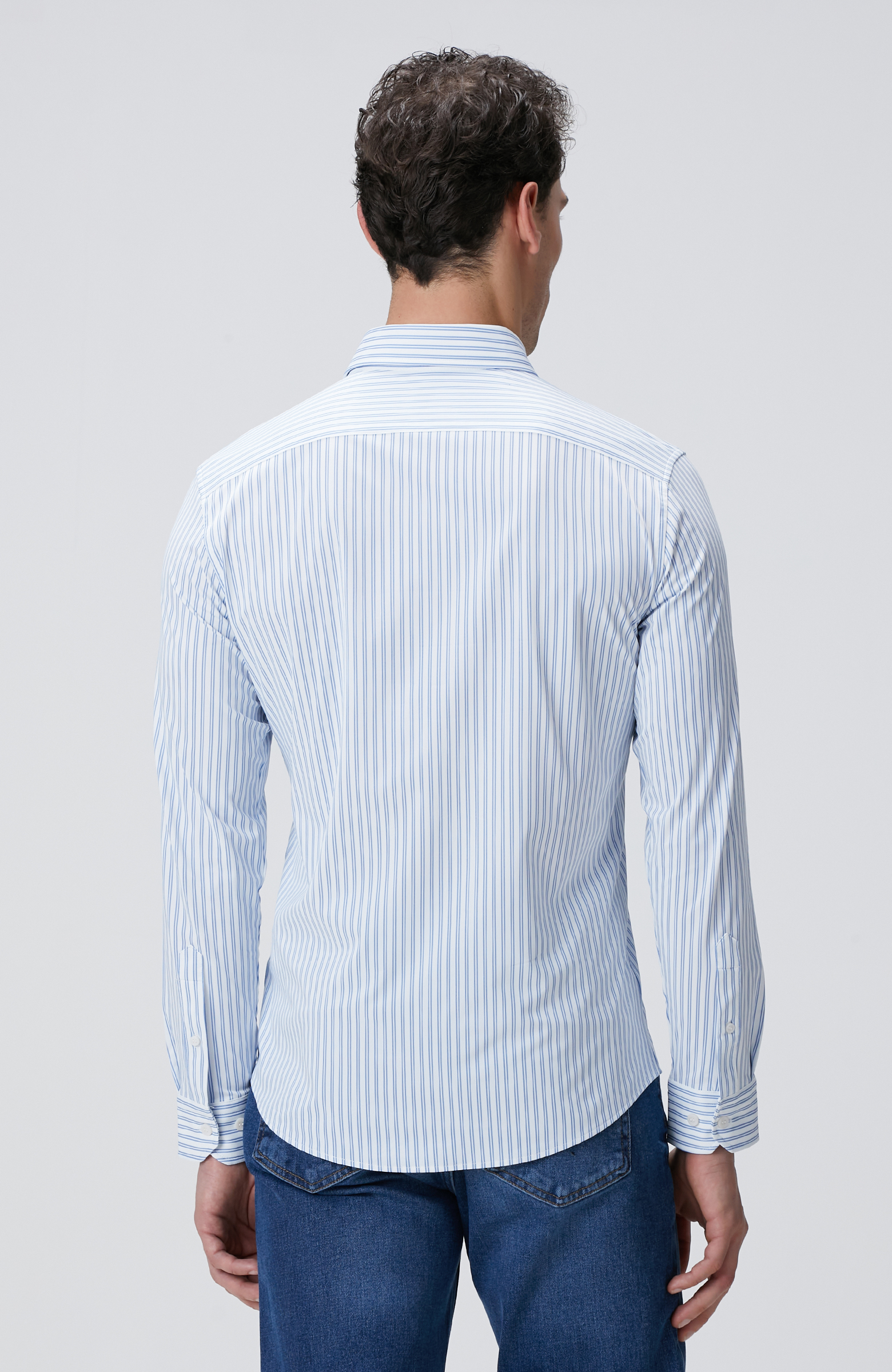 N-Tech Mavi Beyaz Gömlek