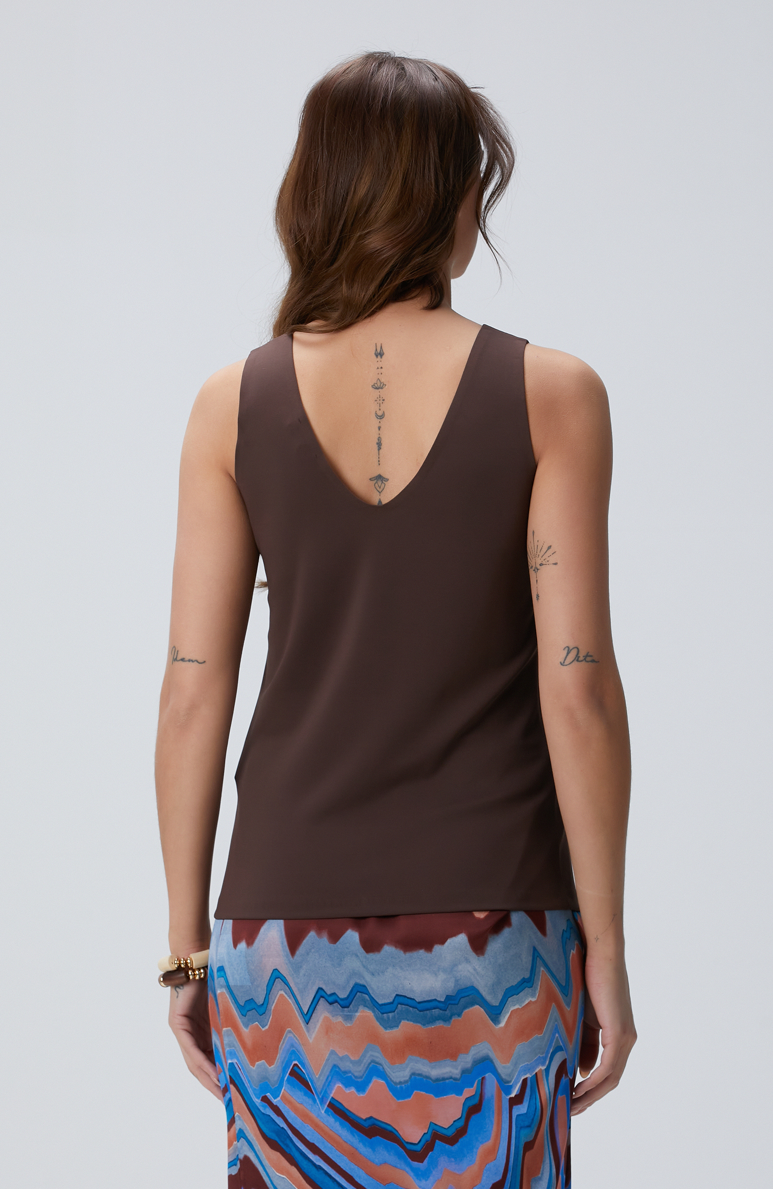 Koyu Kahverengi Bluz