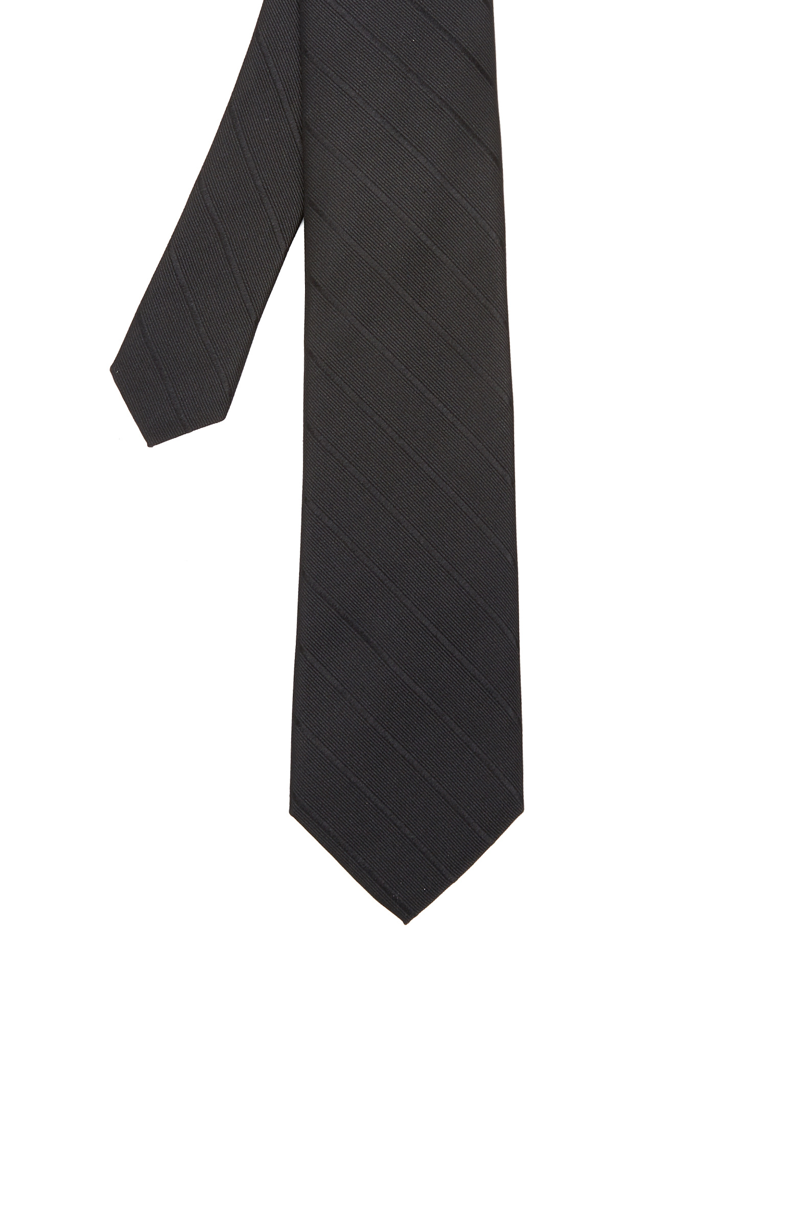 Siyah Desenli İpek Kravat