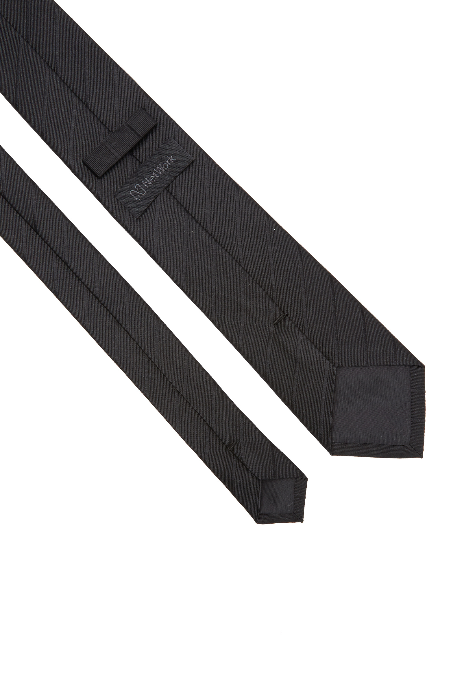 Siyah Desenli İpek Kravat