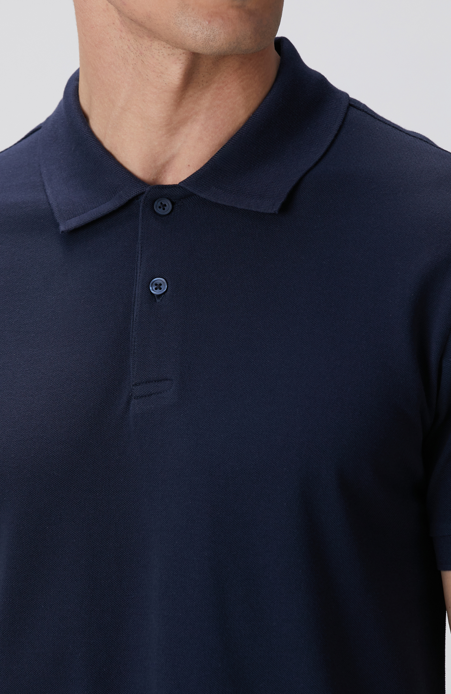 Lacivert Polo Yaka T-shirt