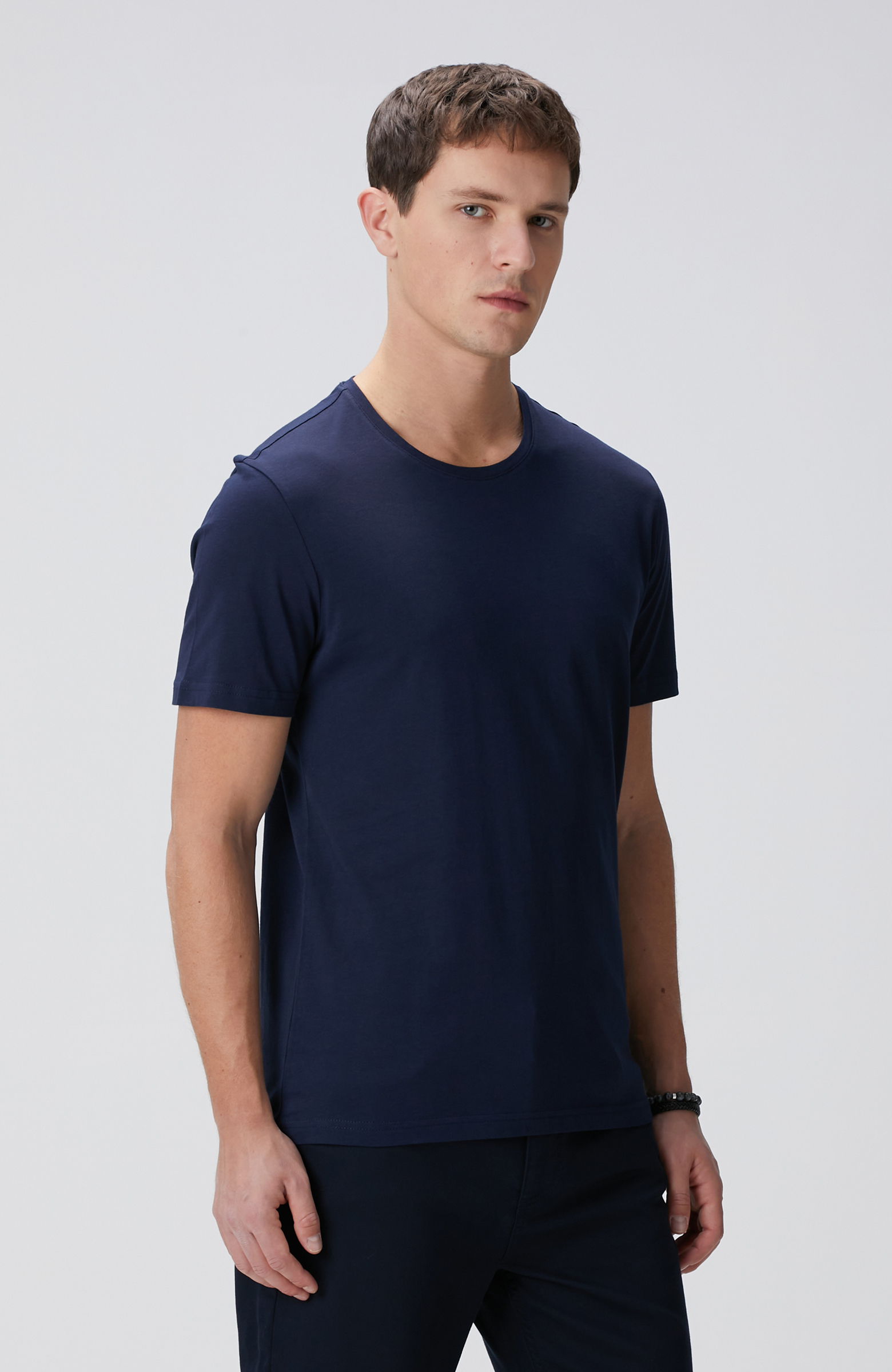 Lacivert Basic T-shirt