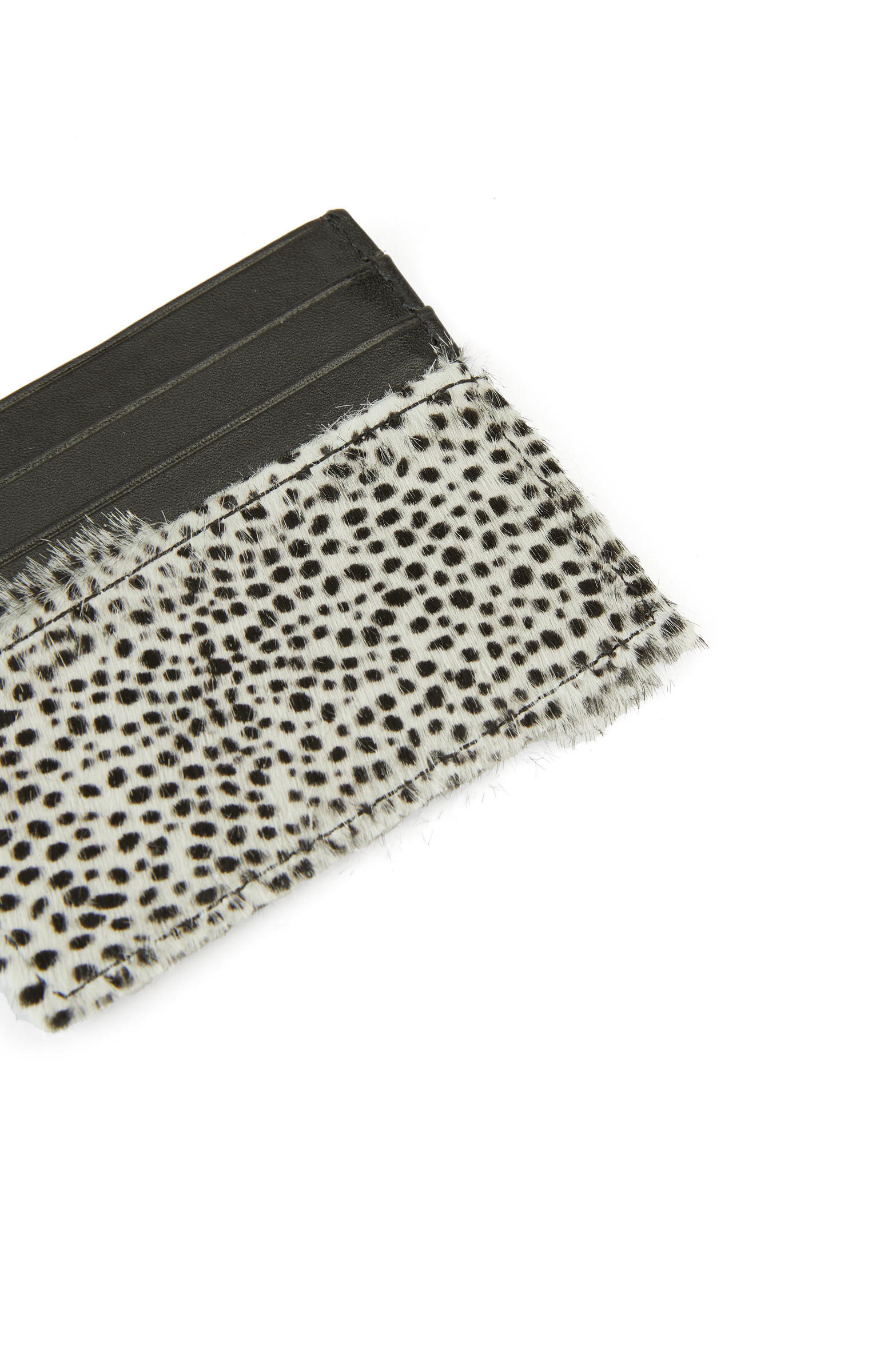 Siyah Kadın Deri Kartlık