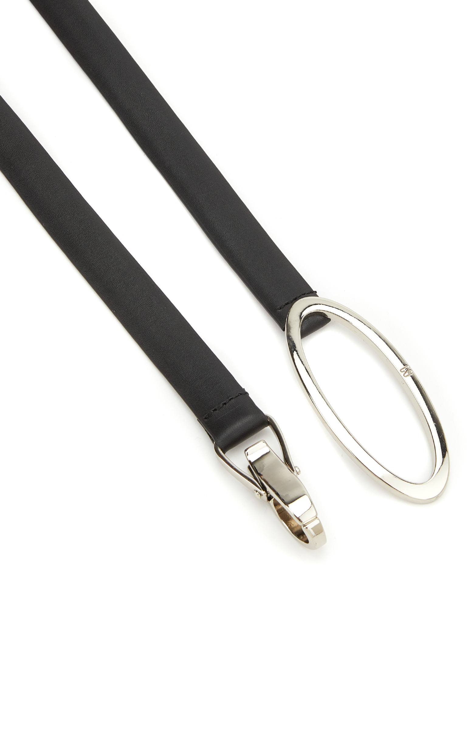 Siyah Kadın Deri Kemer