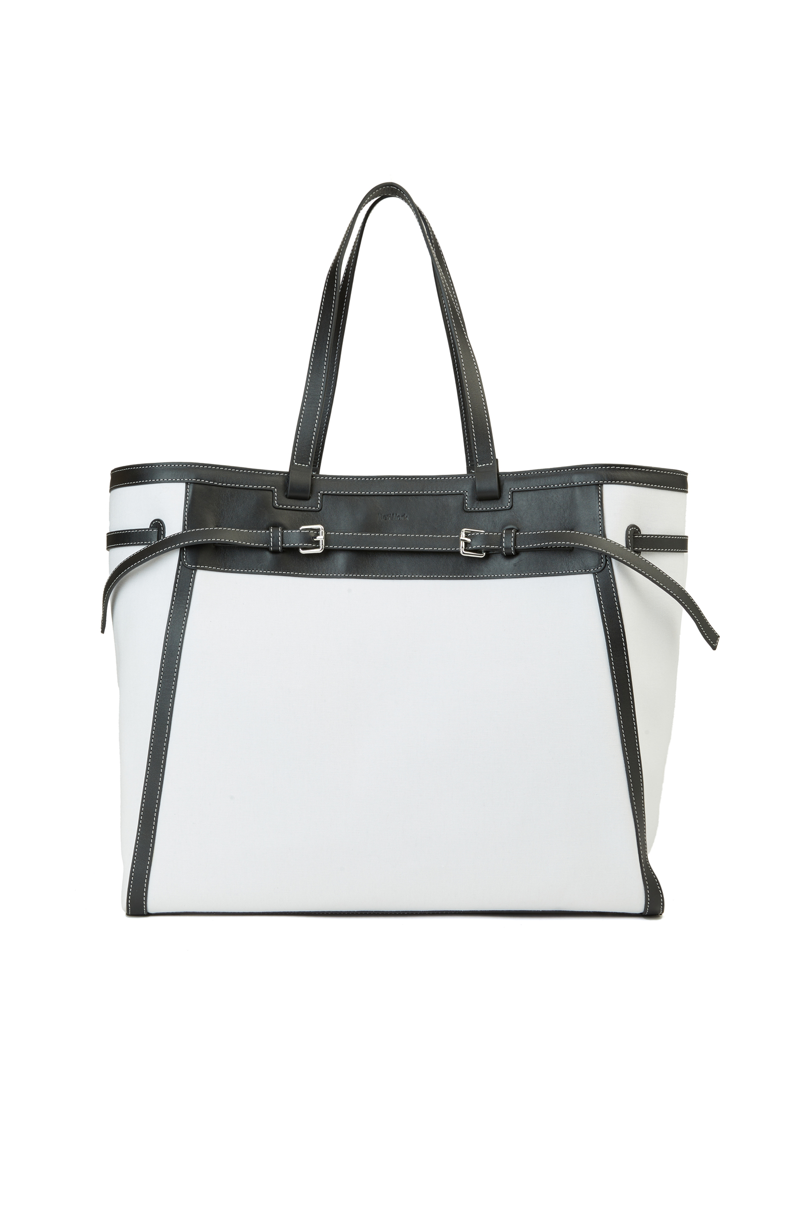 Bej Siyah Kadın Deri Çanta