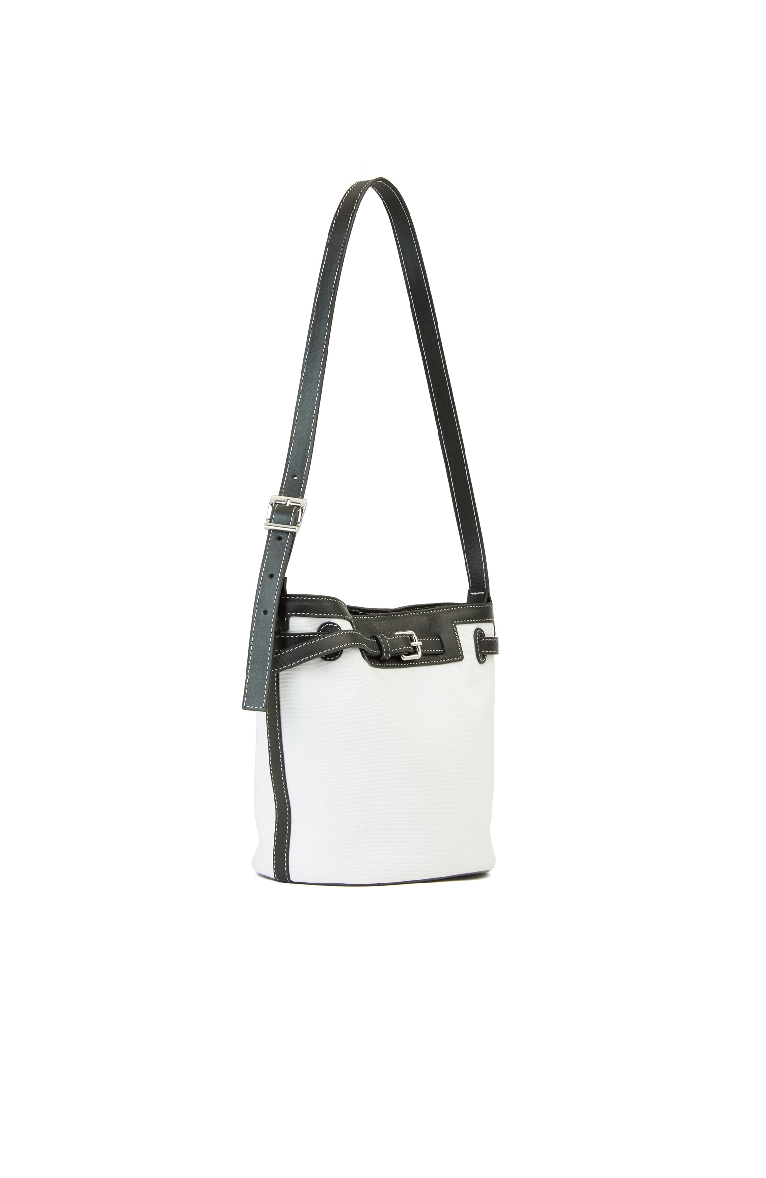 Bej Siyah Kadın Deri Çanta