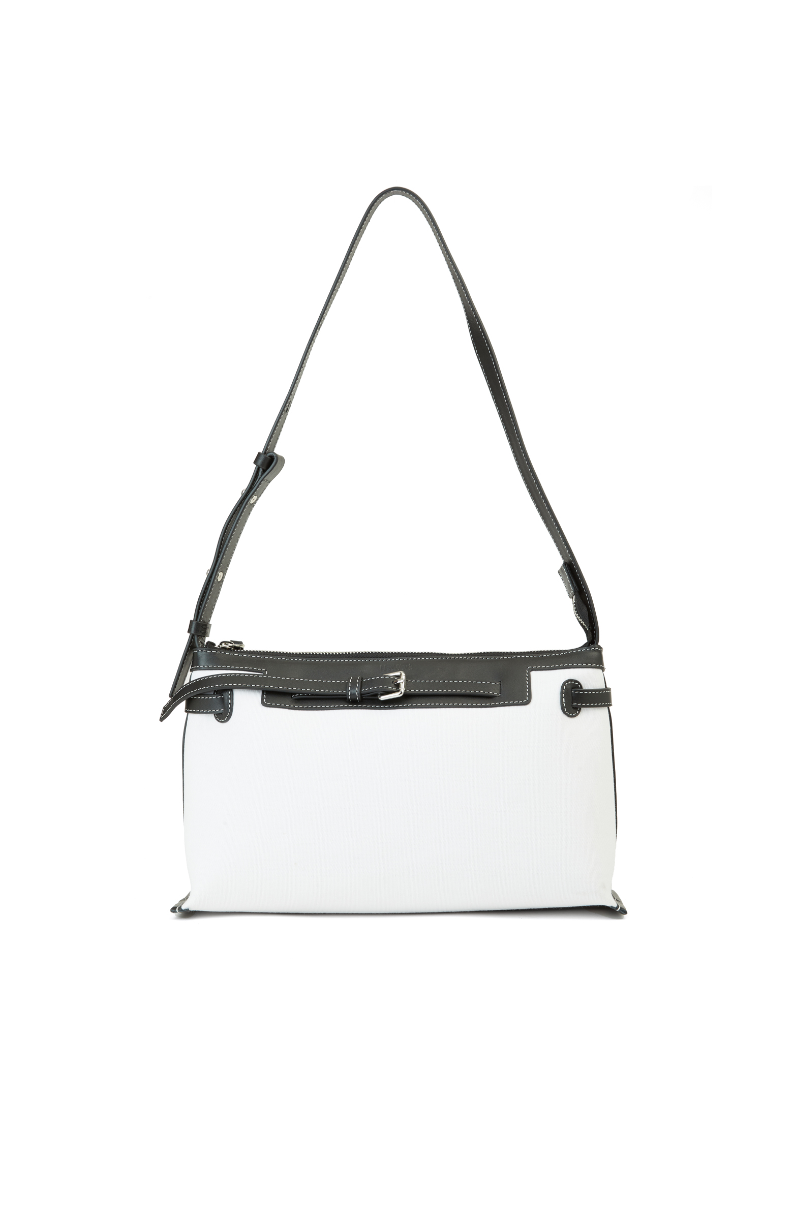 Bej Siyah Kadın Deri Çanta