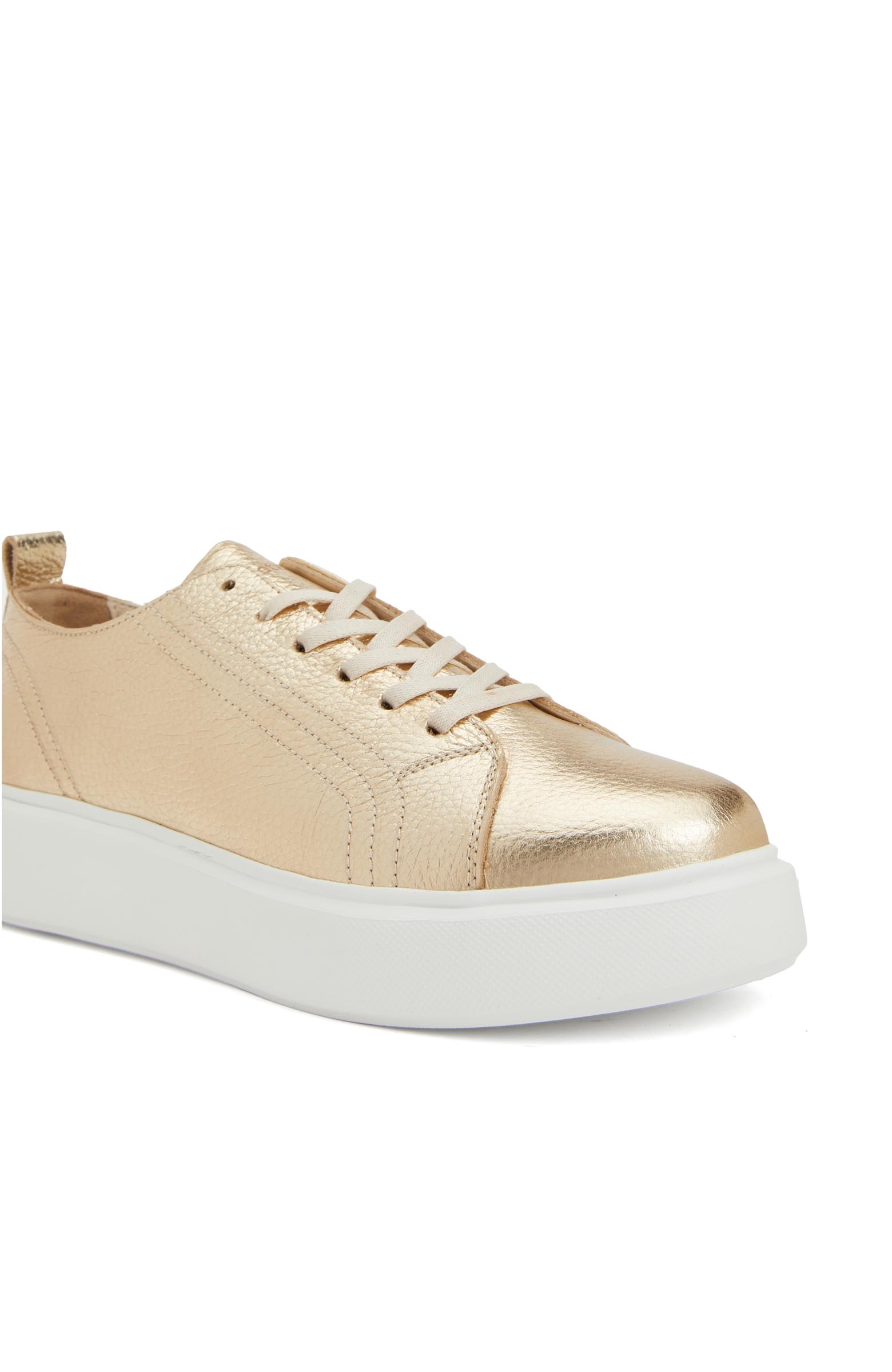 Gold Kadın Deri Sneaker
