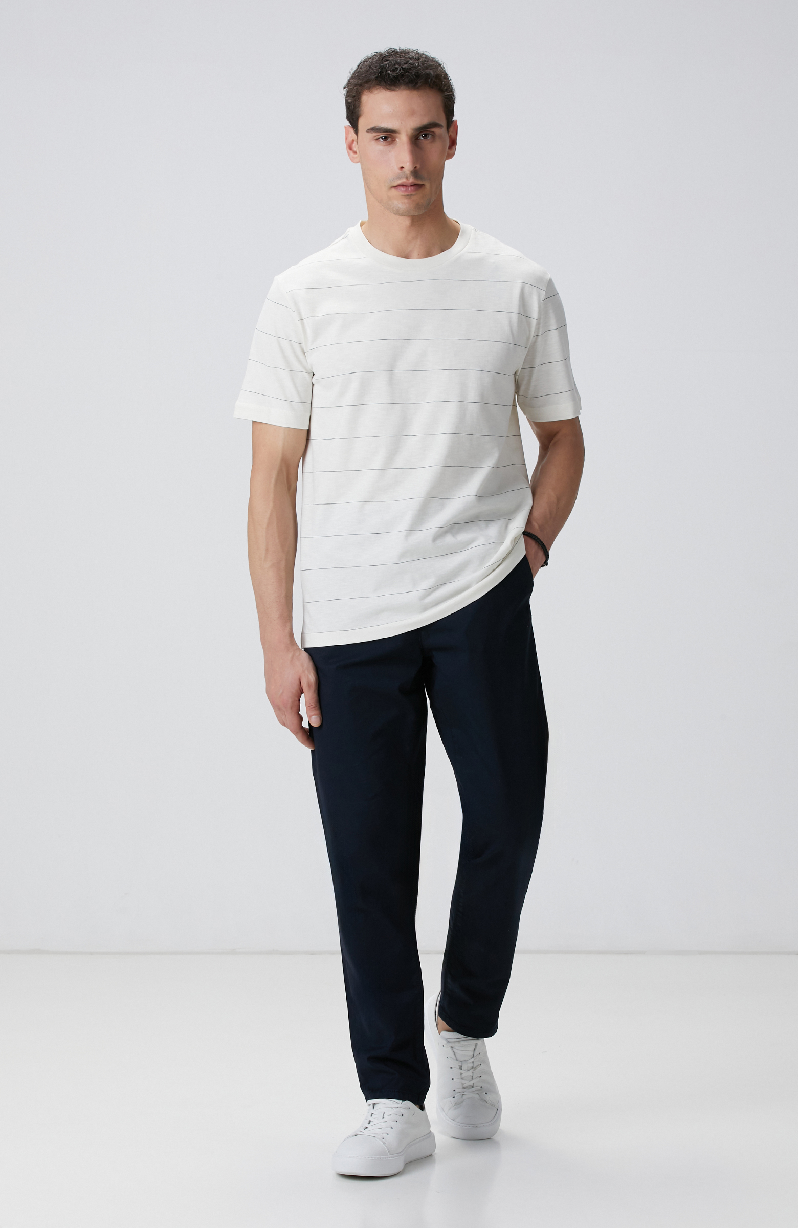 Lacivert Chino Pantolon