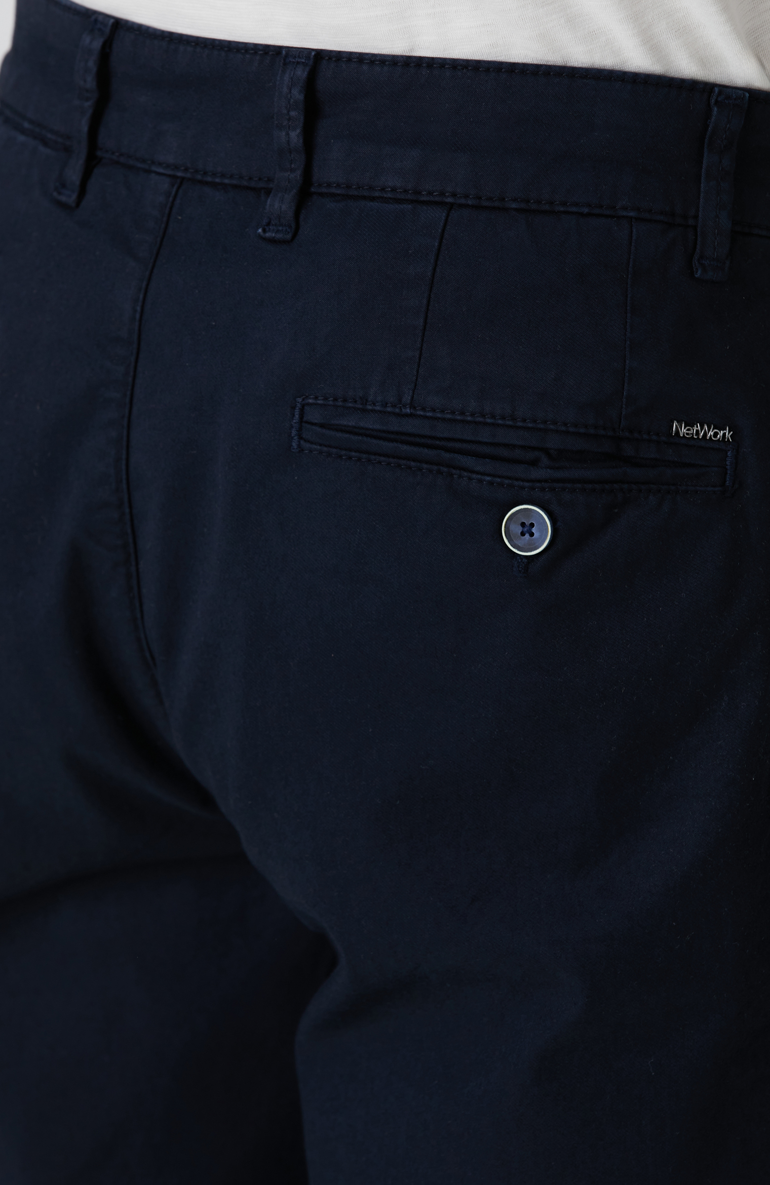 Lacivert Chino Pantolon