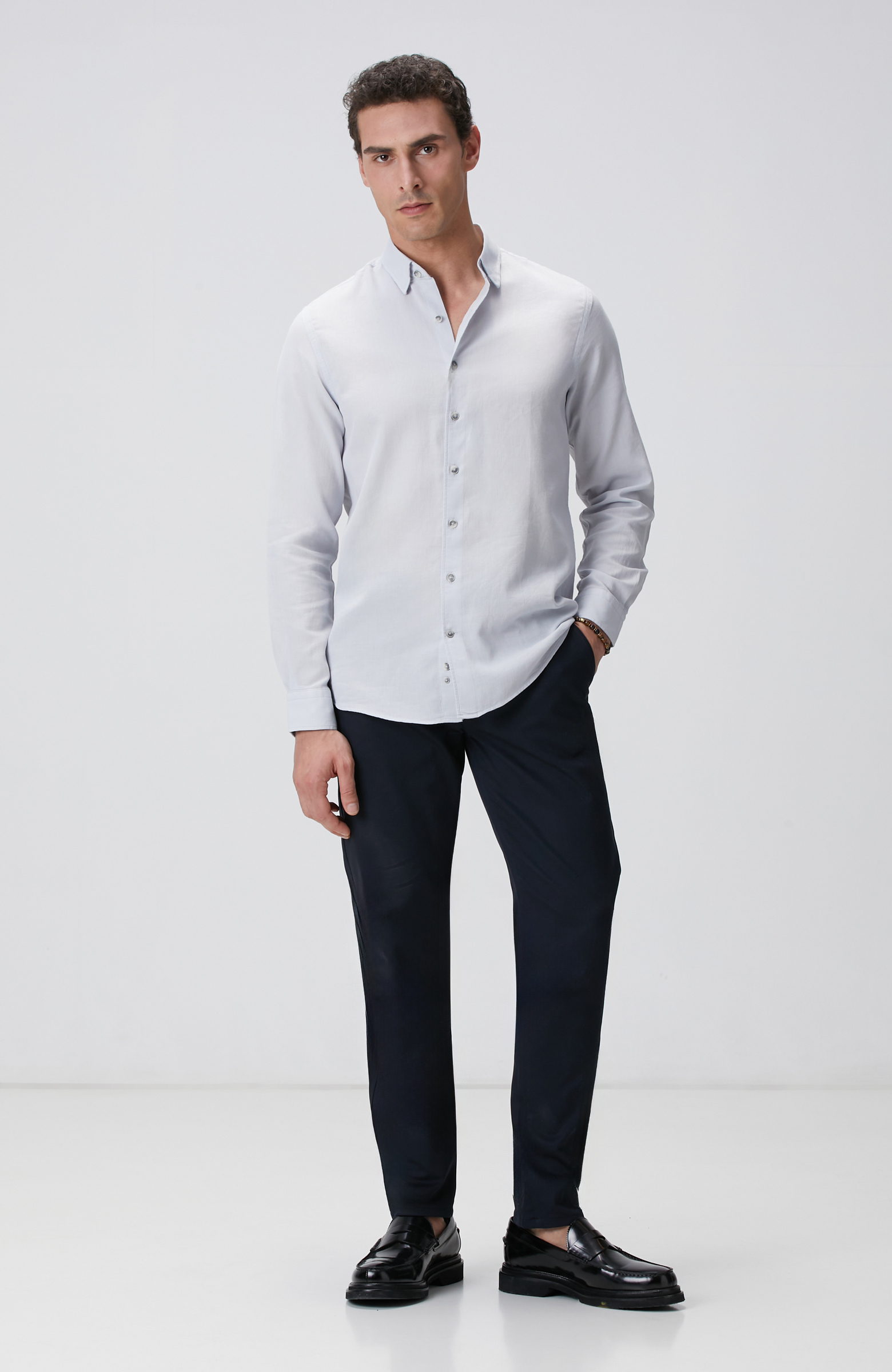 Lacivert Casual Pantolon