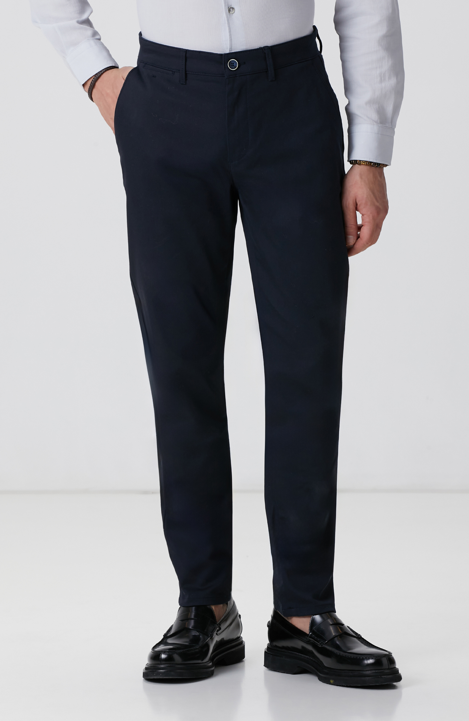 Lacivert Casual Pantolon