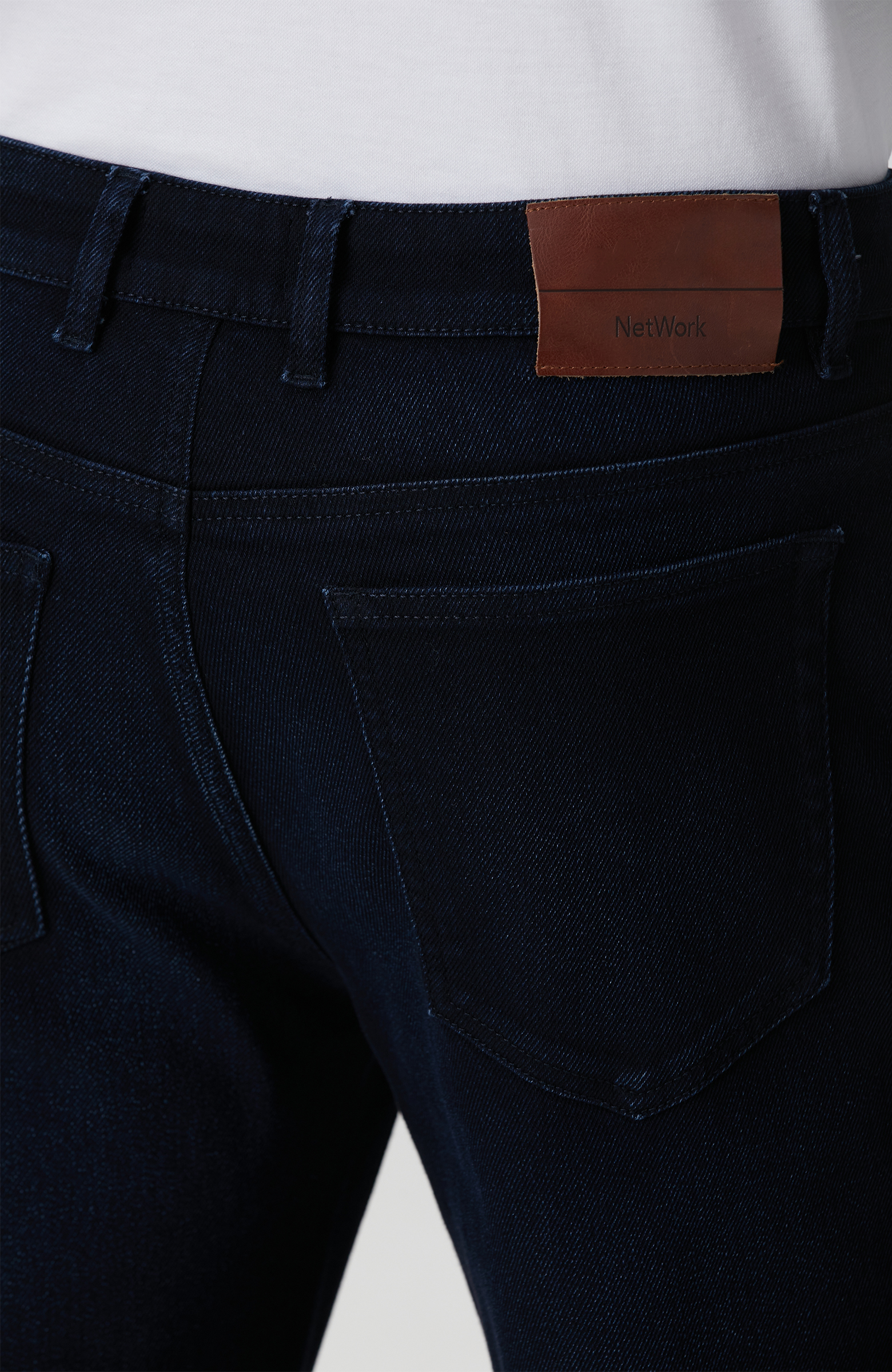 Lacivert Denim Pantolon