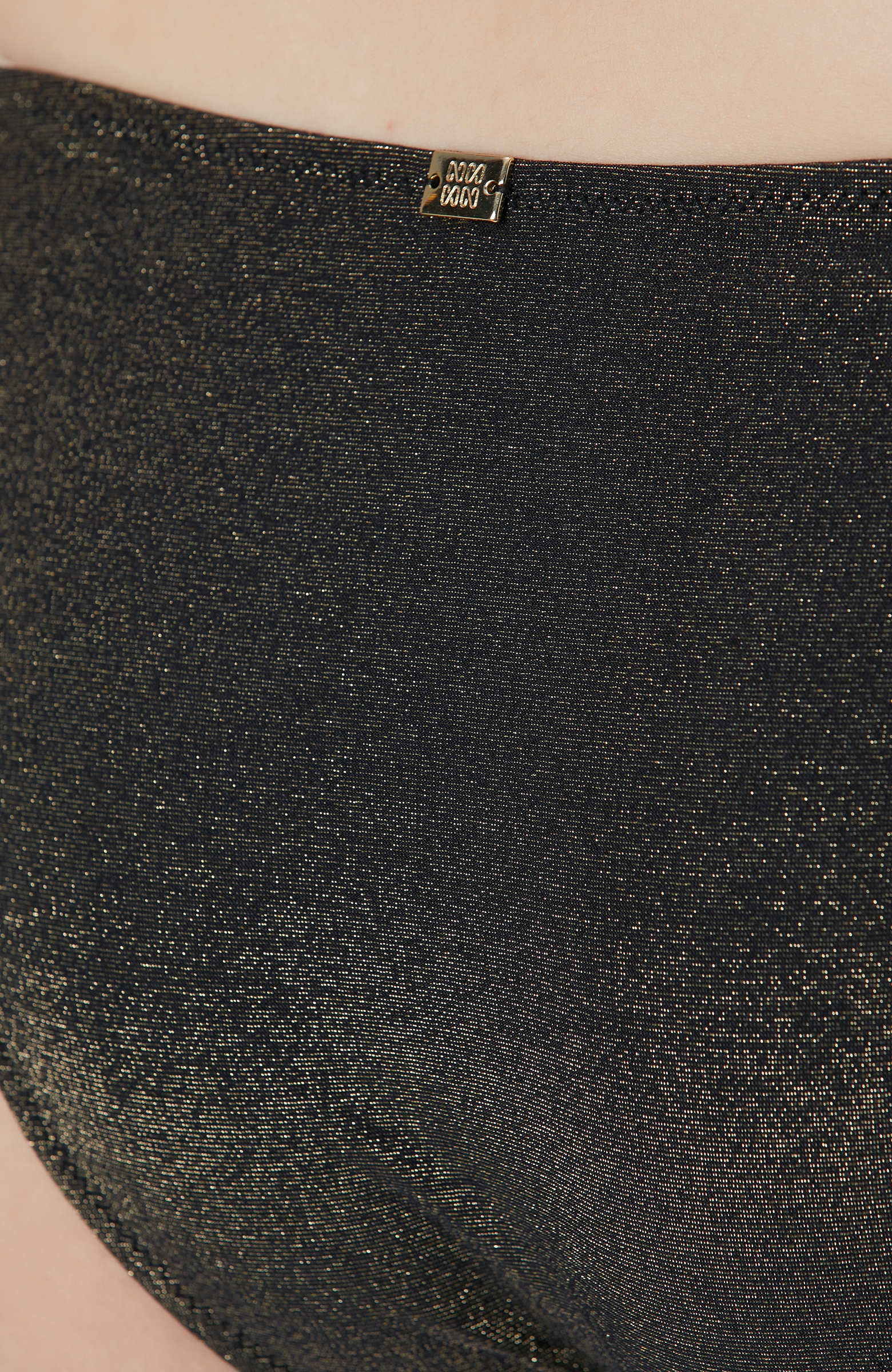 Siyah Gold Bikini Altı