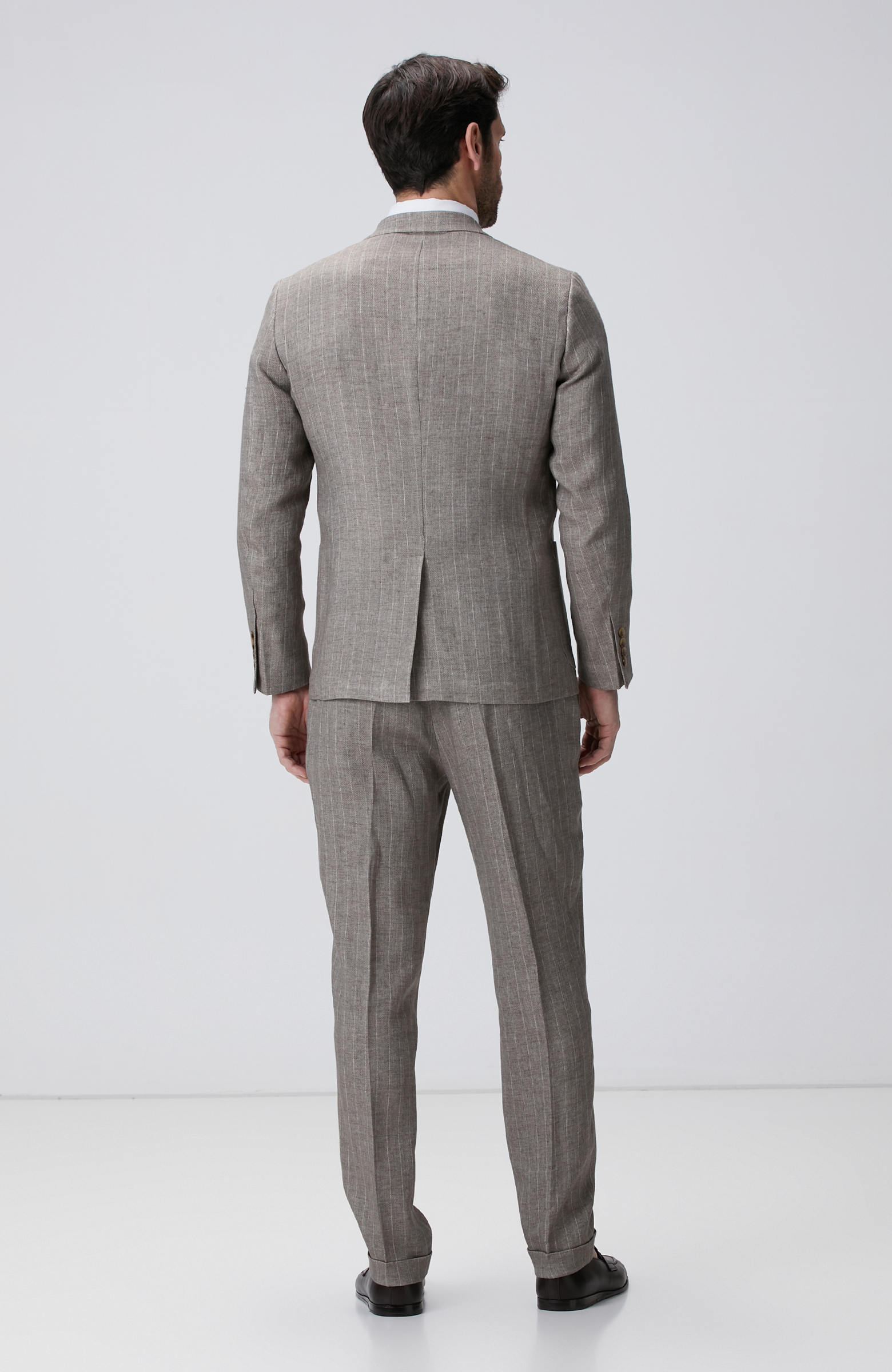 Vizon Keten Karışımlı Takım Elbise