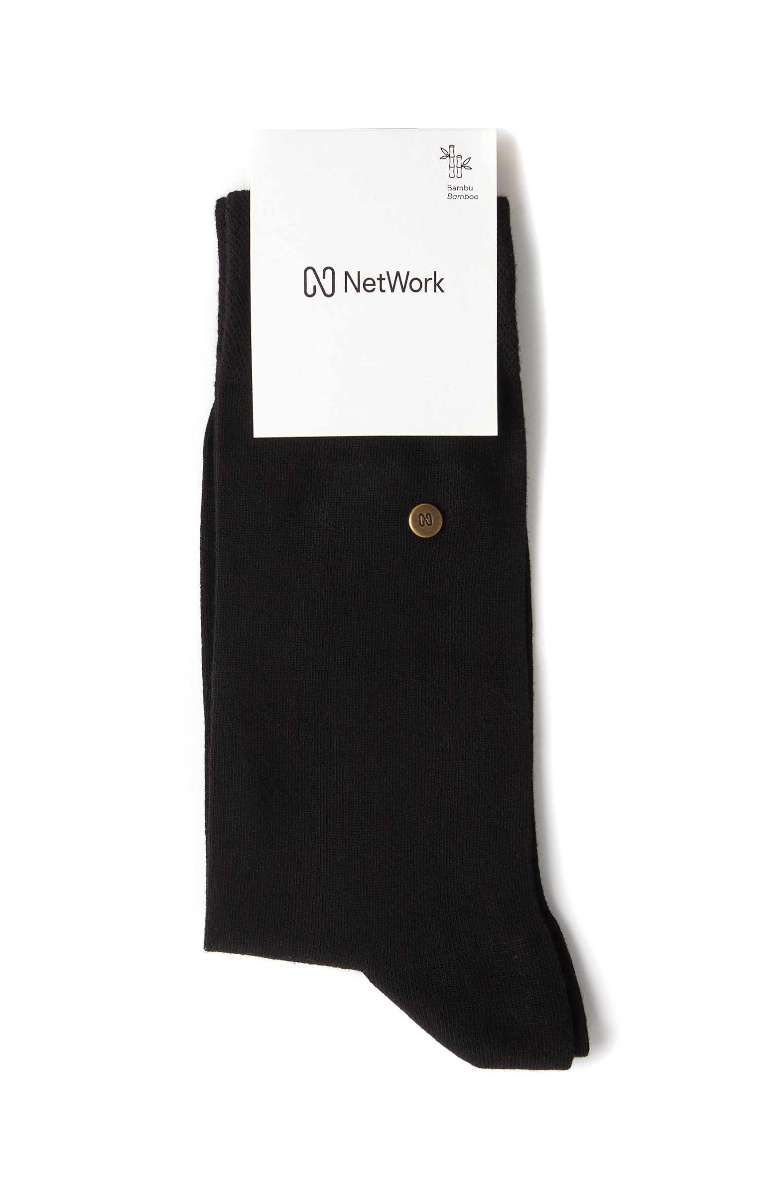 Siyah Erkek Bambu Çorap