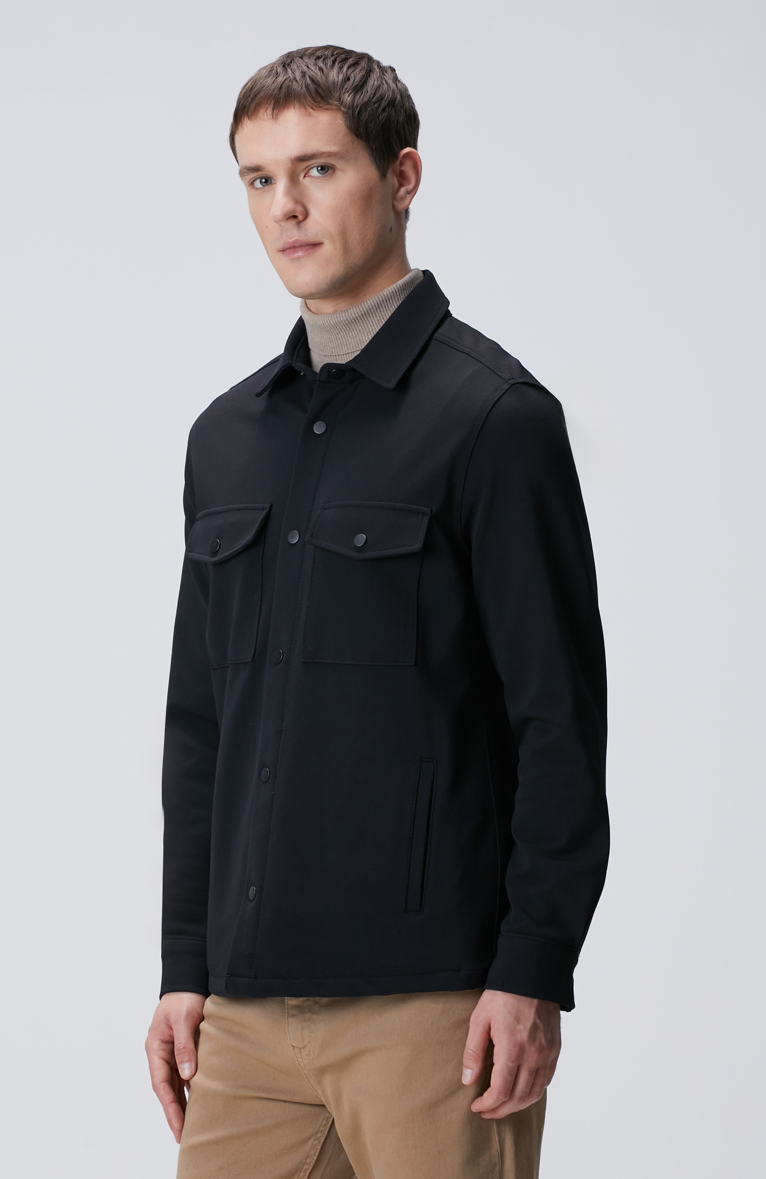 N-Tech Siyah Dış Gömlek