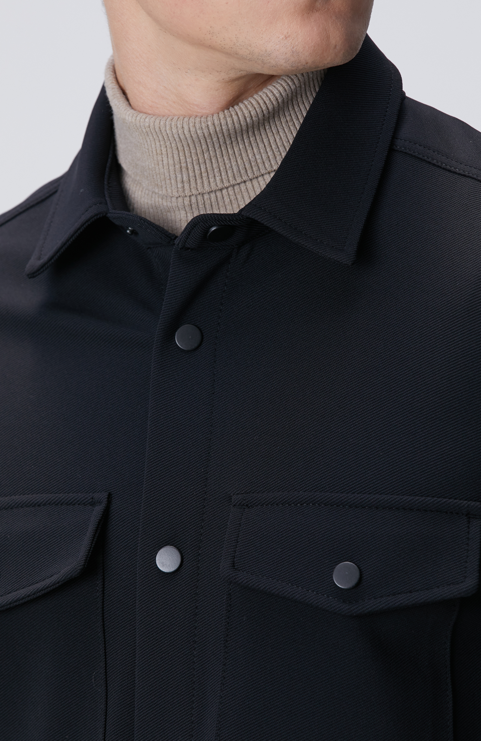 N-Tech Siyah Dış Gömlek