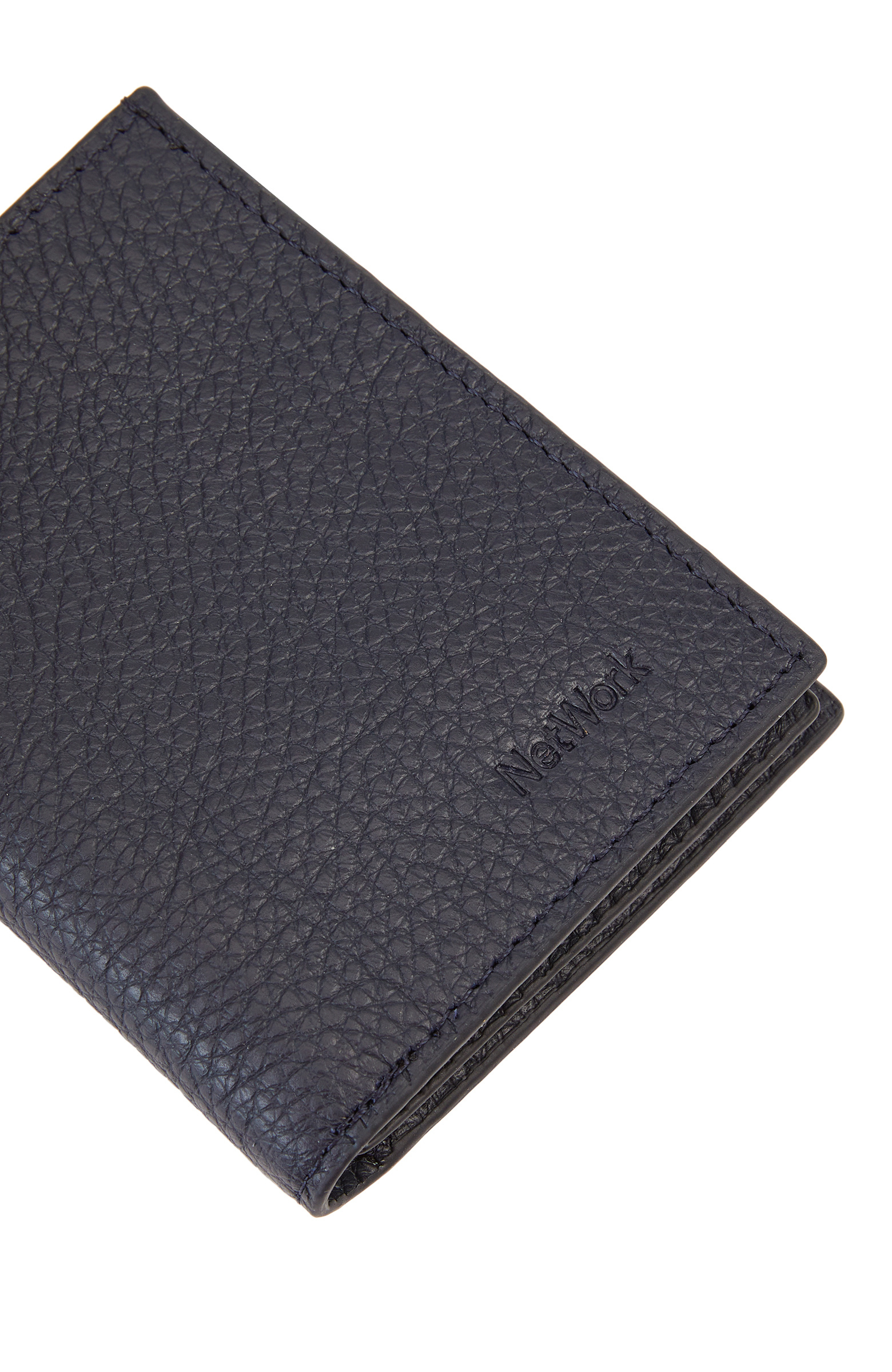 Lacivert Baskılı Erkek Deri Cüzdan