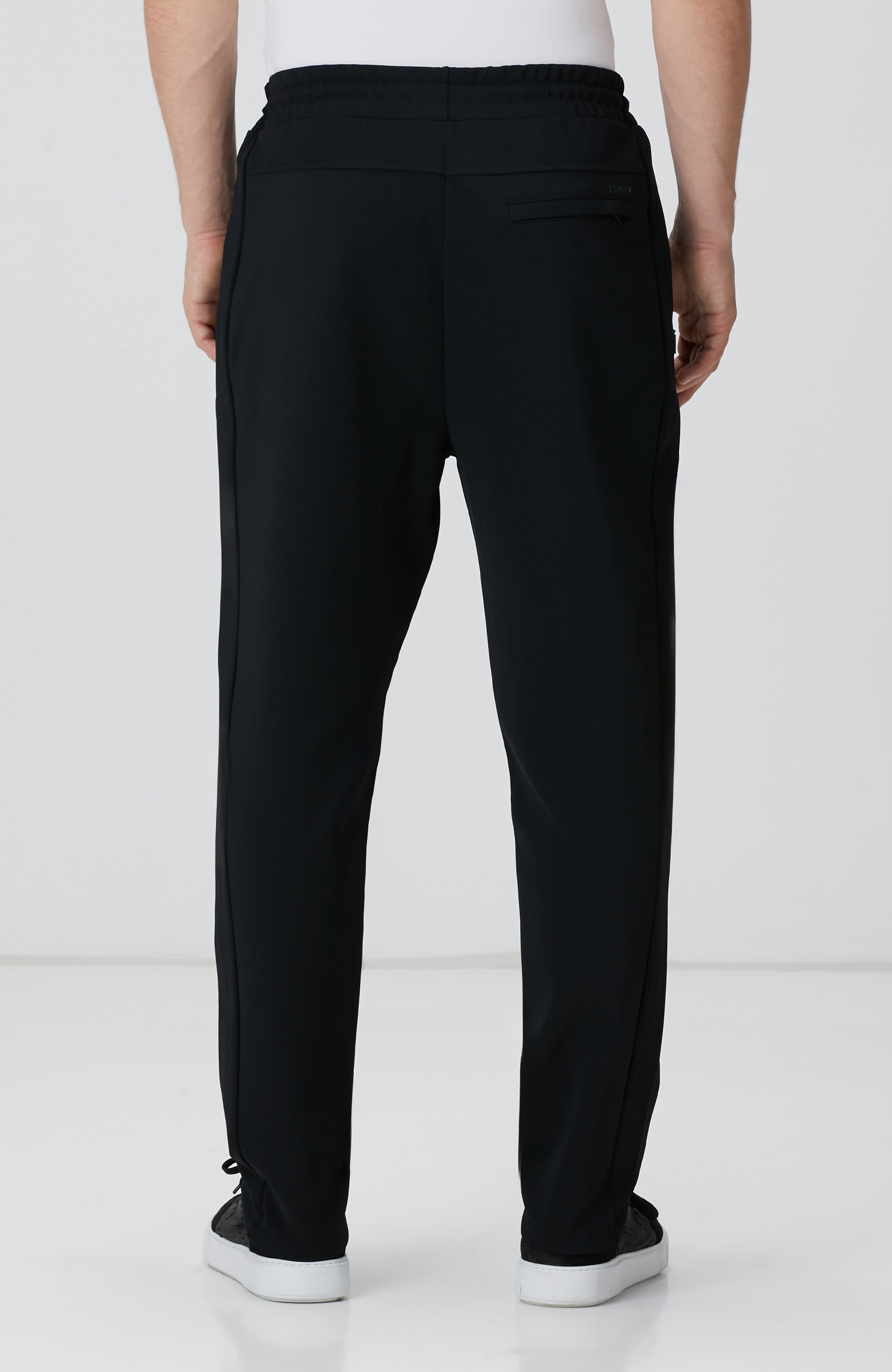 N-Tech Siyah Diyagonal Eşofman Altı