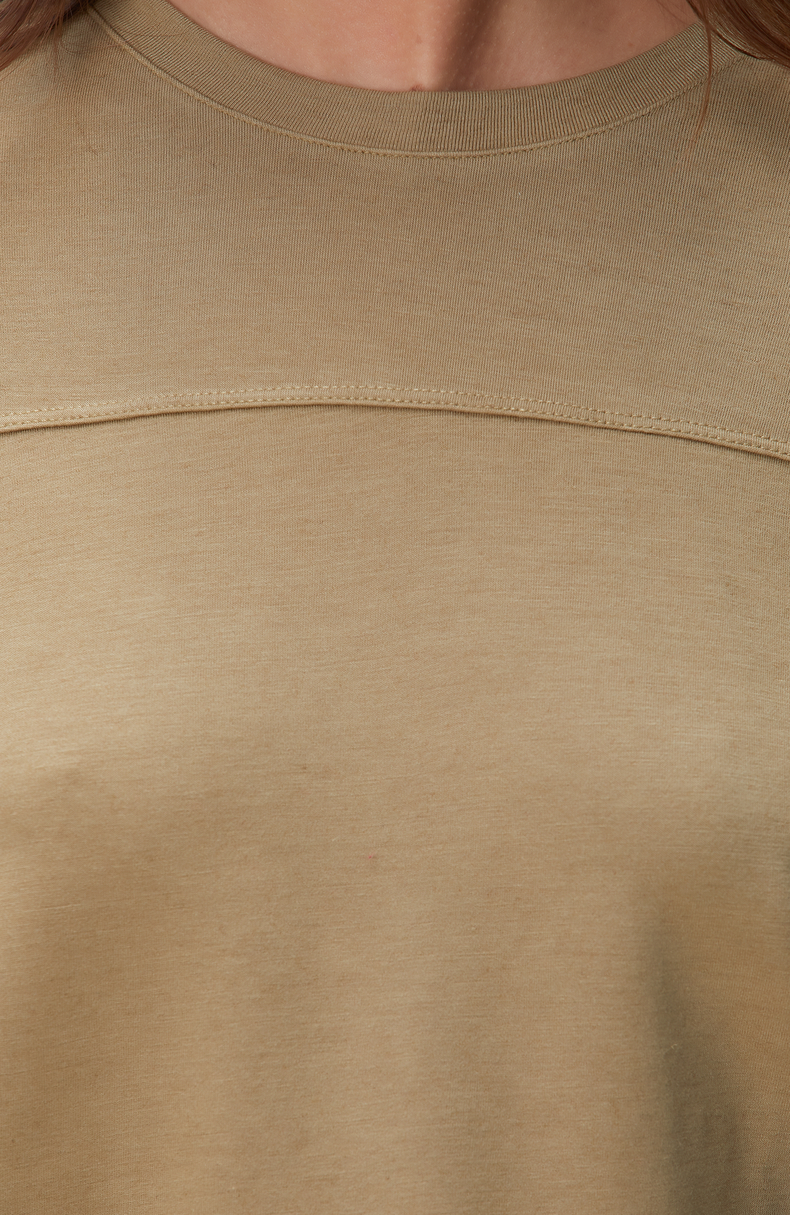 Limited Haki Kaşmir Karışımlı T-shirt