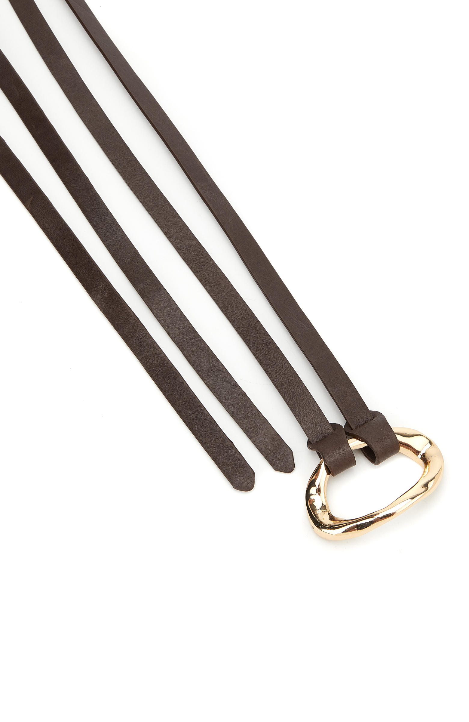 Acı Kahve Kadın Deri Kemer