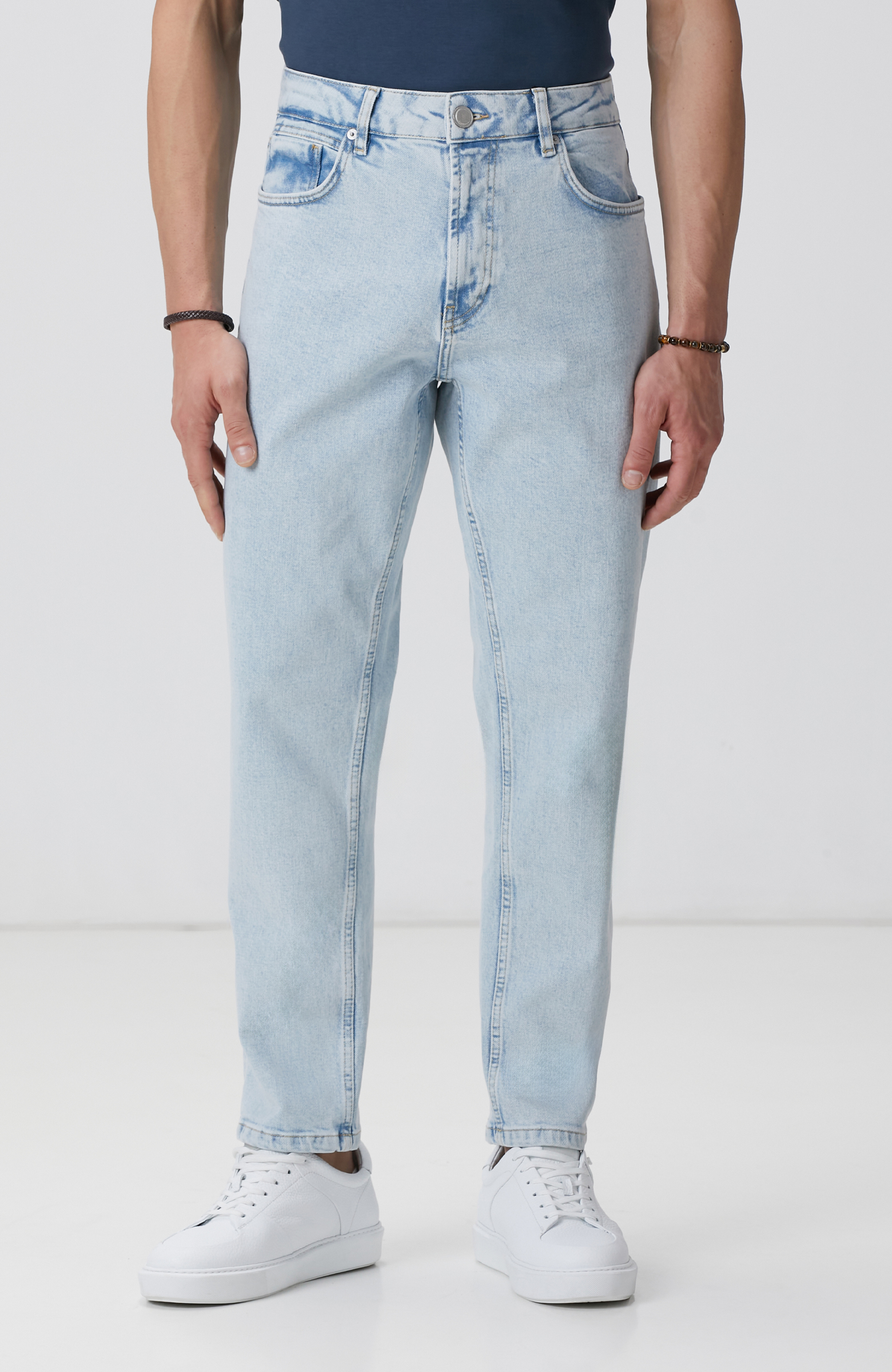 Buz Mavisi Denim Pantolon