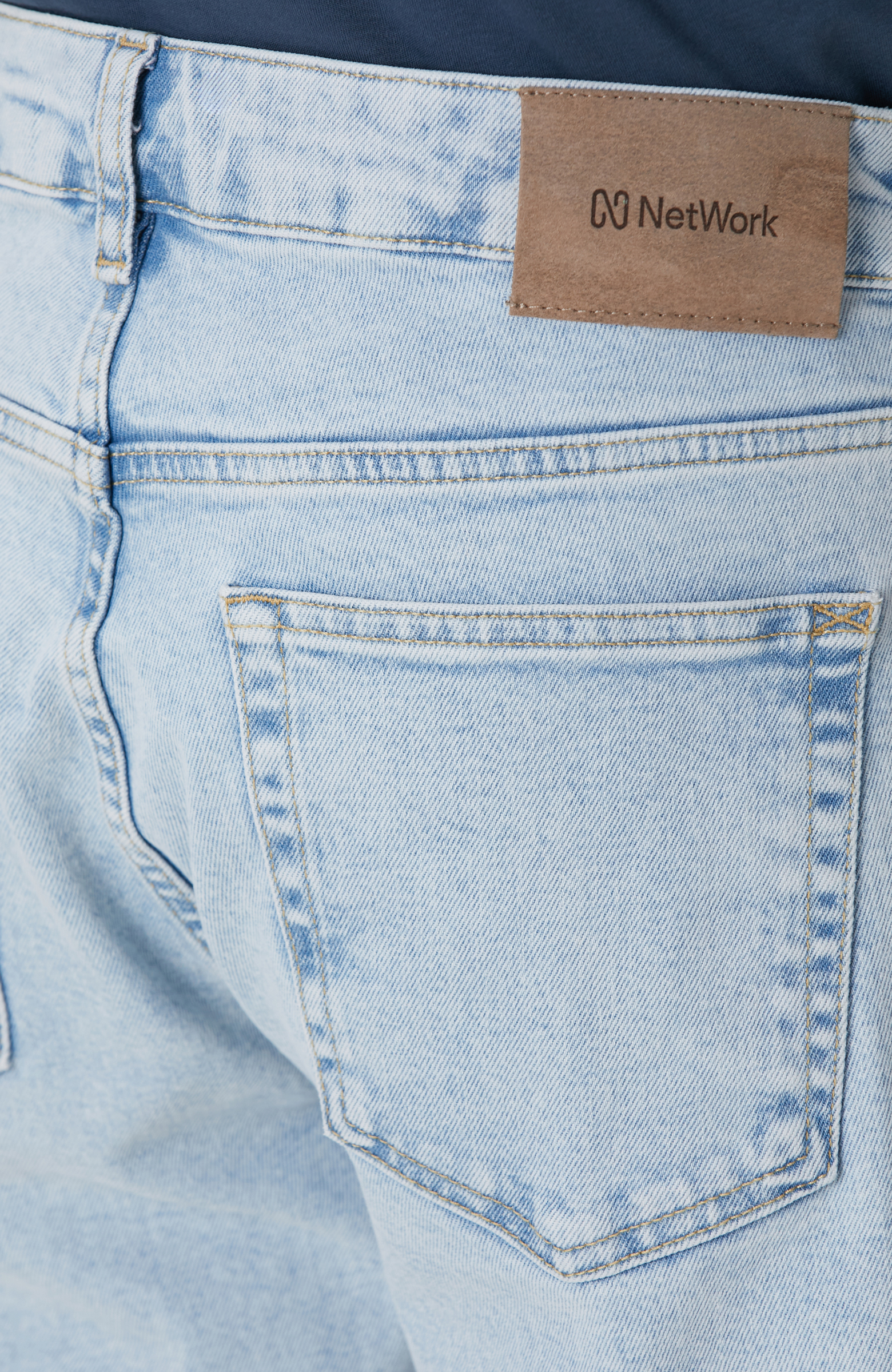 Buz Mavisi Denim Pantolon