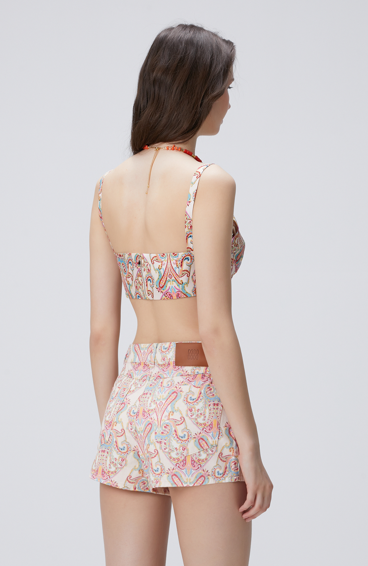 Renkli Desenli Büstiyer