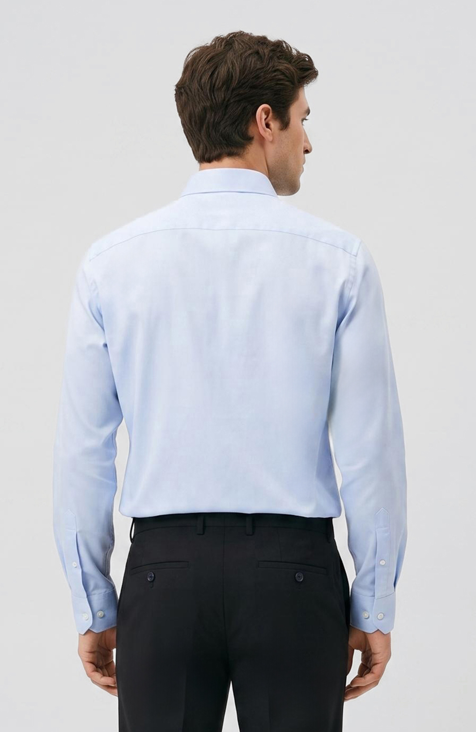 Non Iron Açık Mavi Gömlek