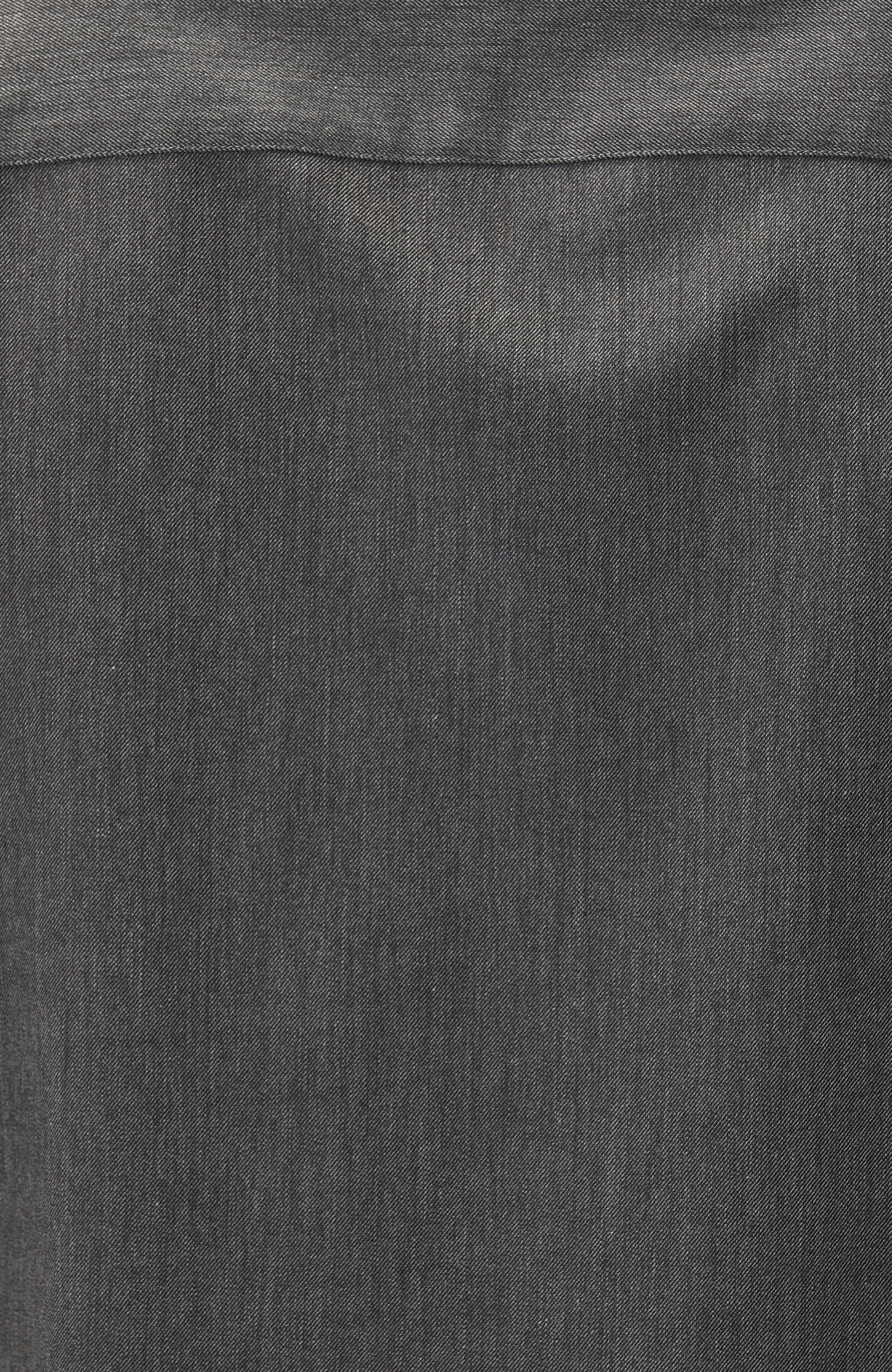 Anthracite Diagonal Wool Blend Shirt