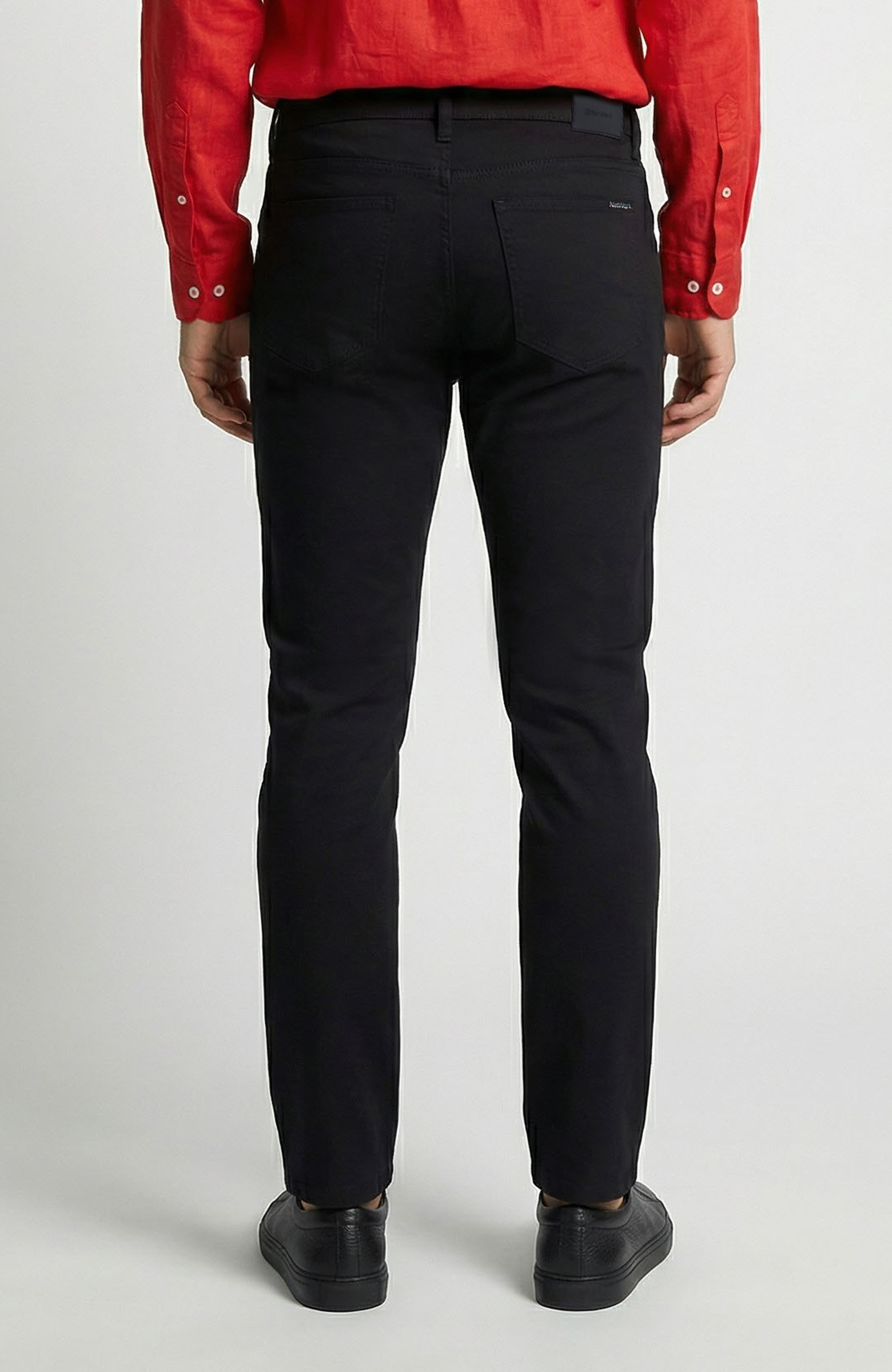 N-Tech Siyah Kemer İçi Lastikli Örme Pantolon