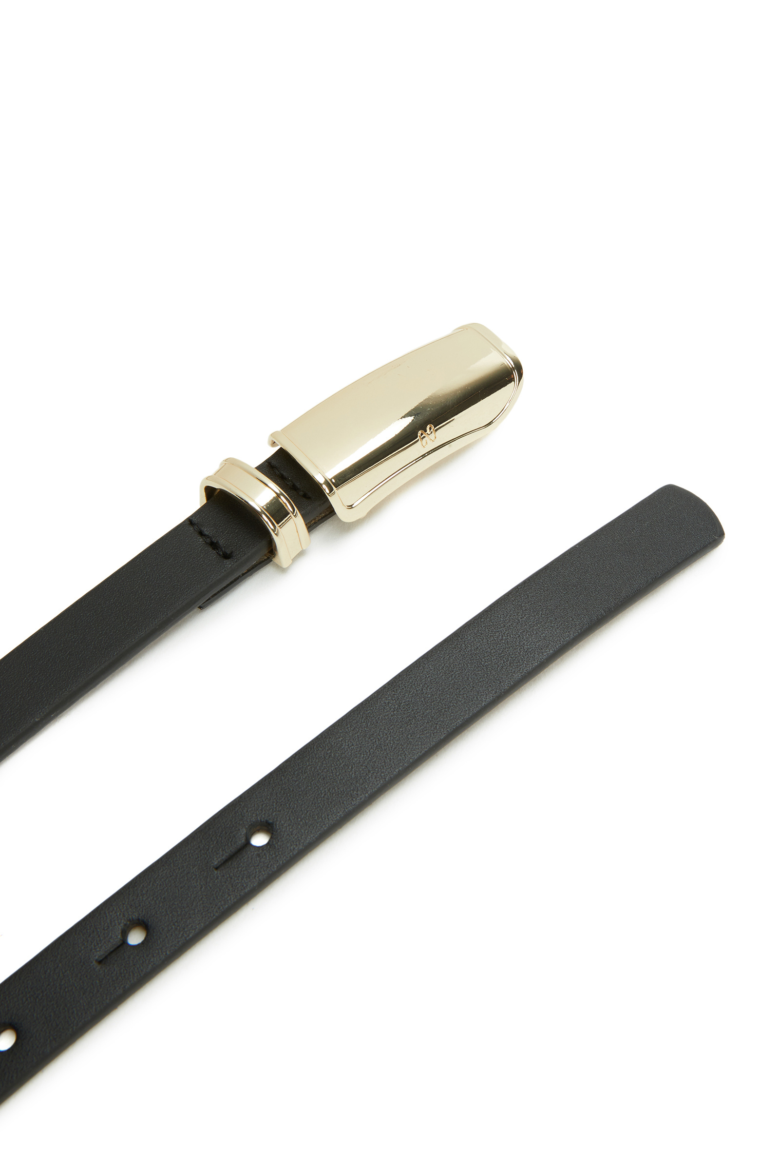 Black Women's Leather Belt