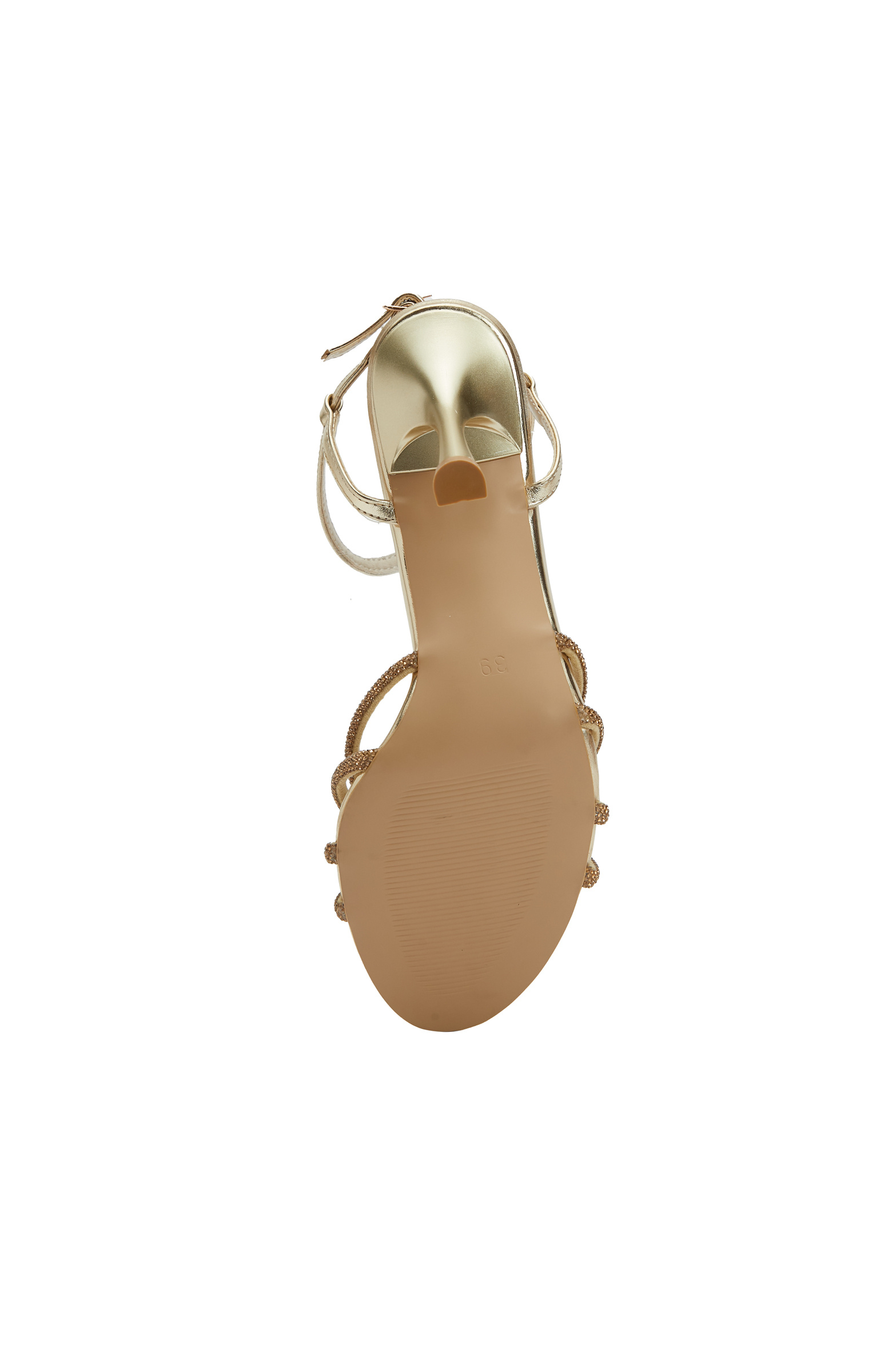 Gold Buckle Detailed Sandals