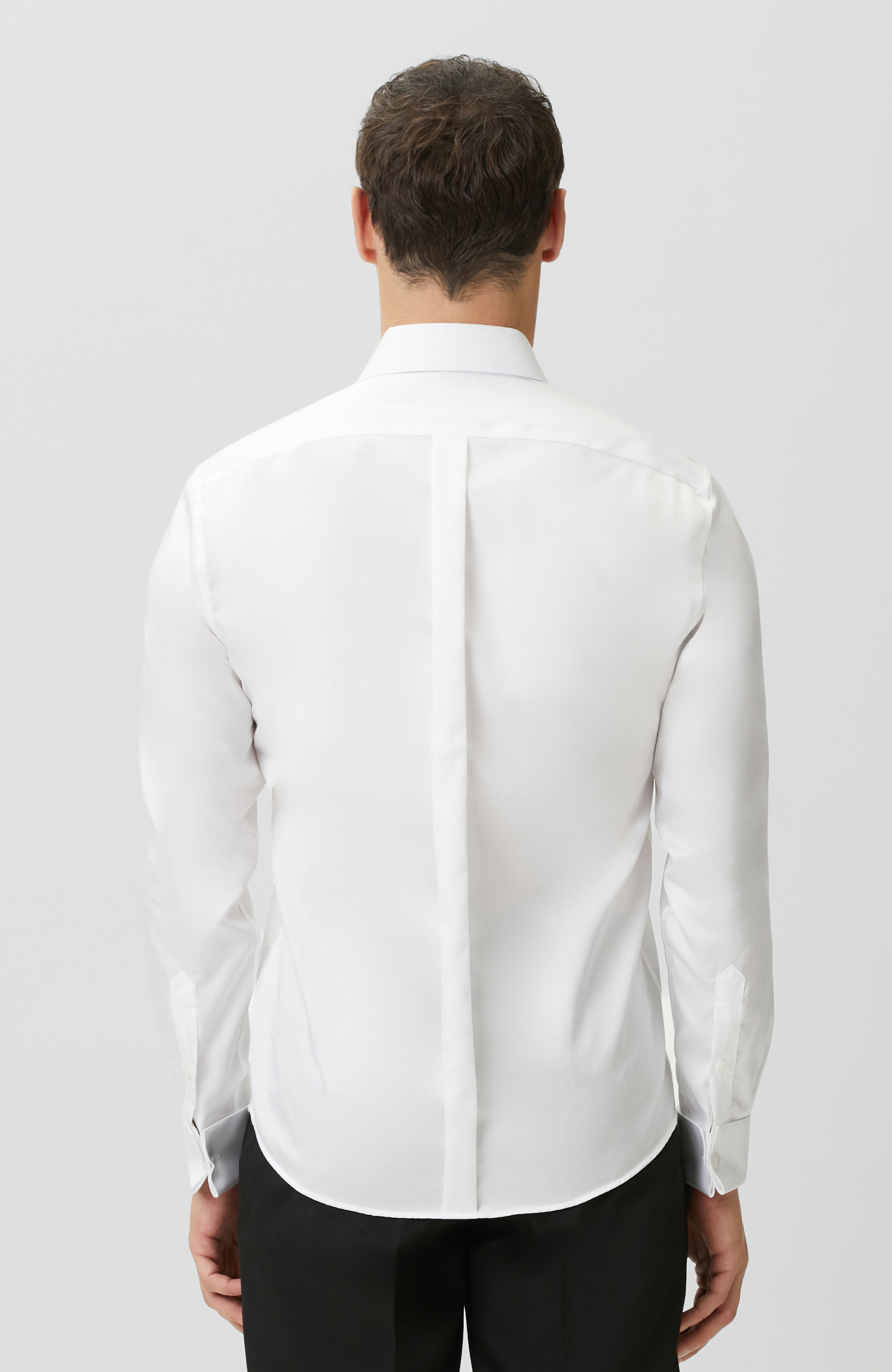 Non-Iron Beyaz Smokin Gömlek