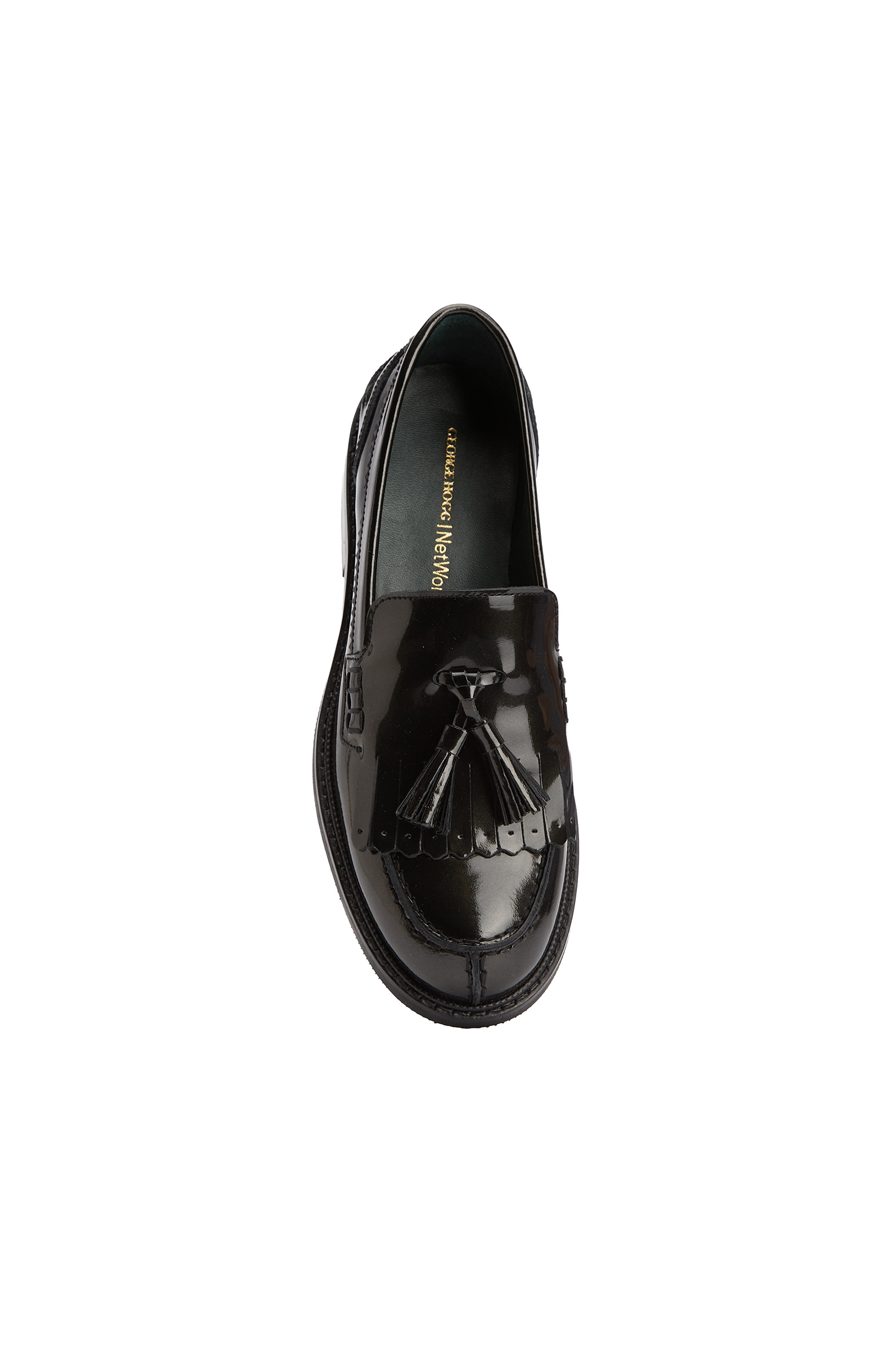 Khaki Tassel Detailed Women's Leather Loafer