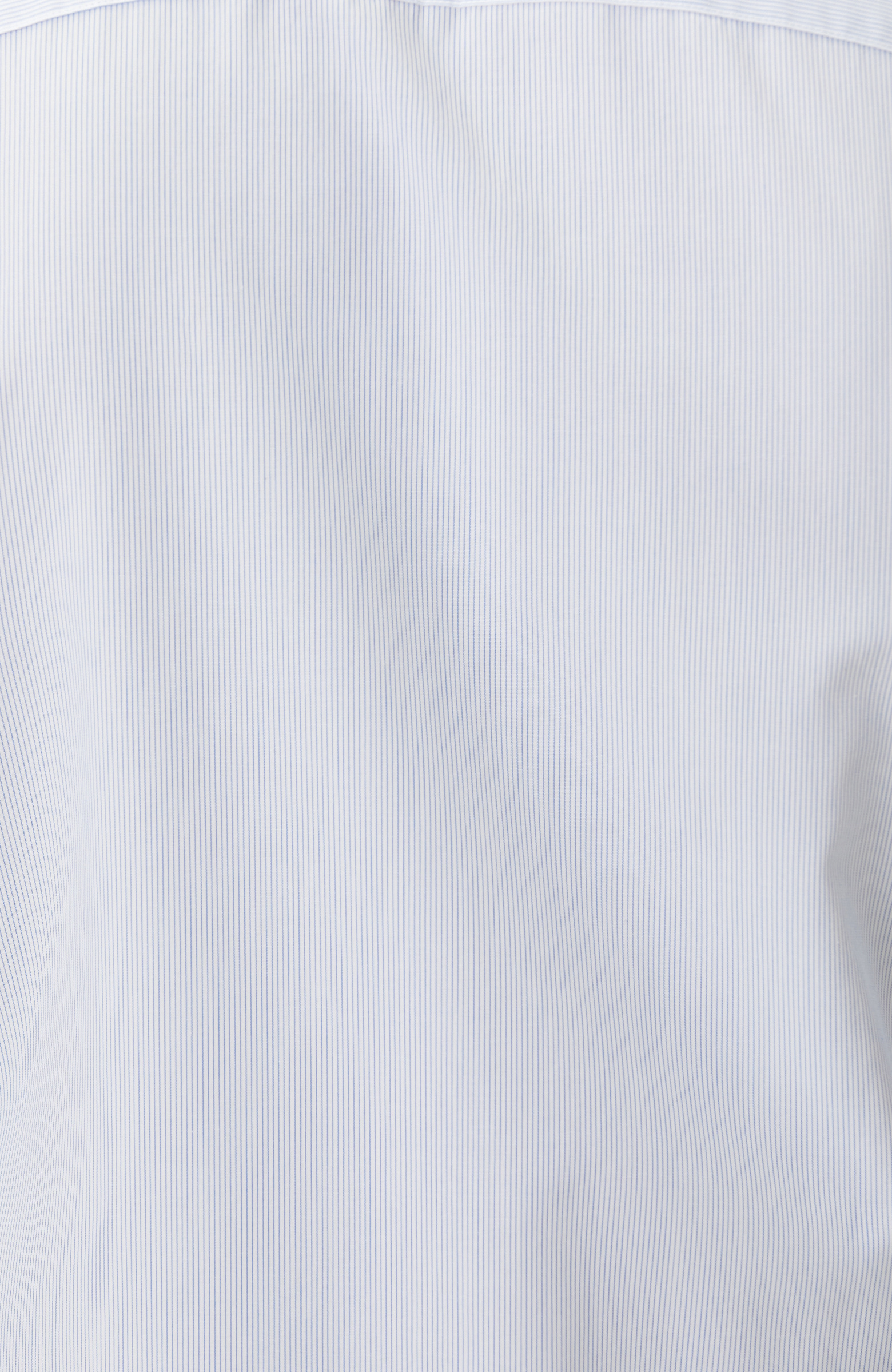 Non-Iron Mavi Beyaz Çizgili Gömlek