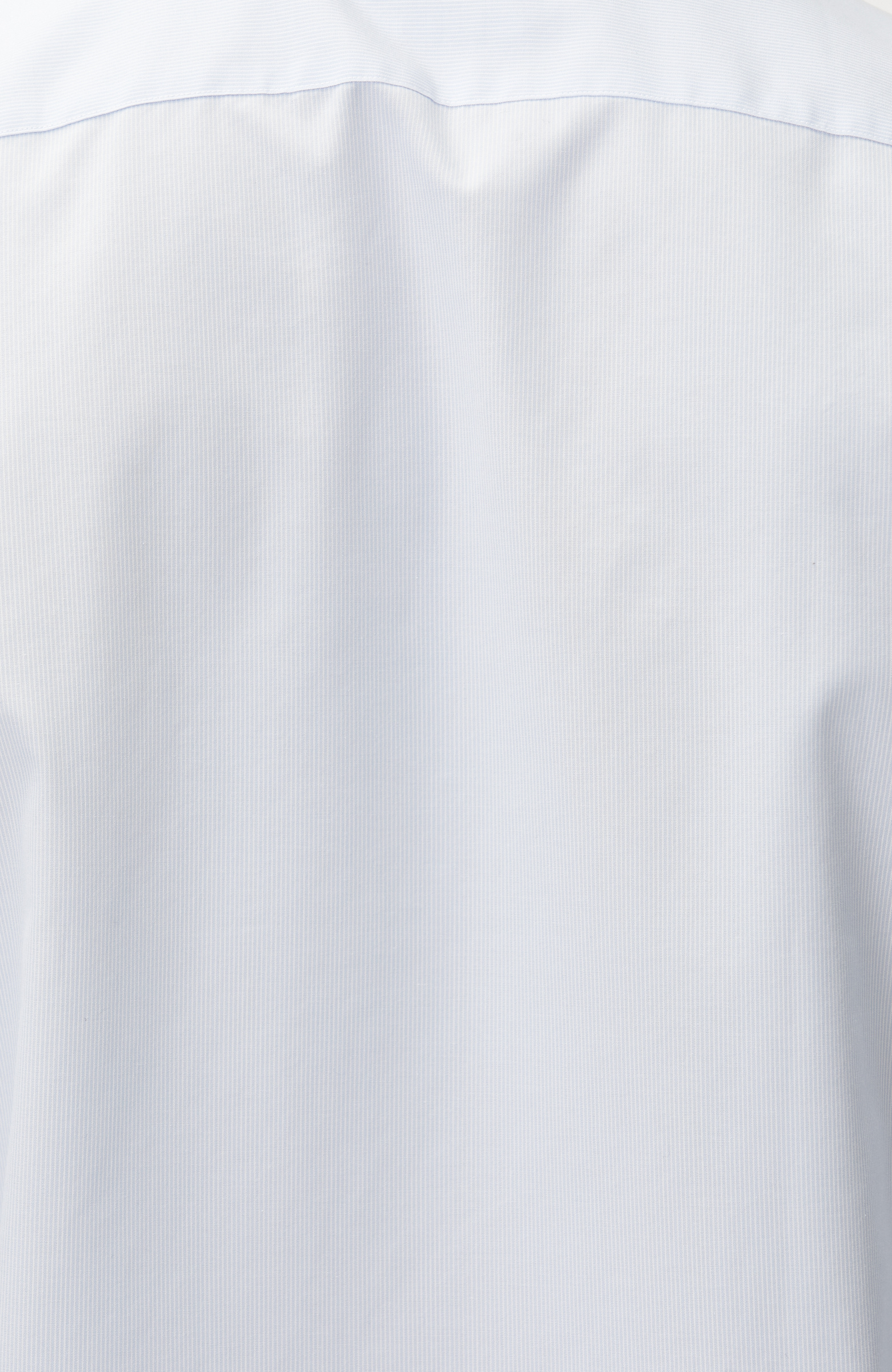 Non-Iron Mavi Beyaz Çizgili Gömlek